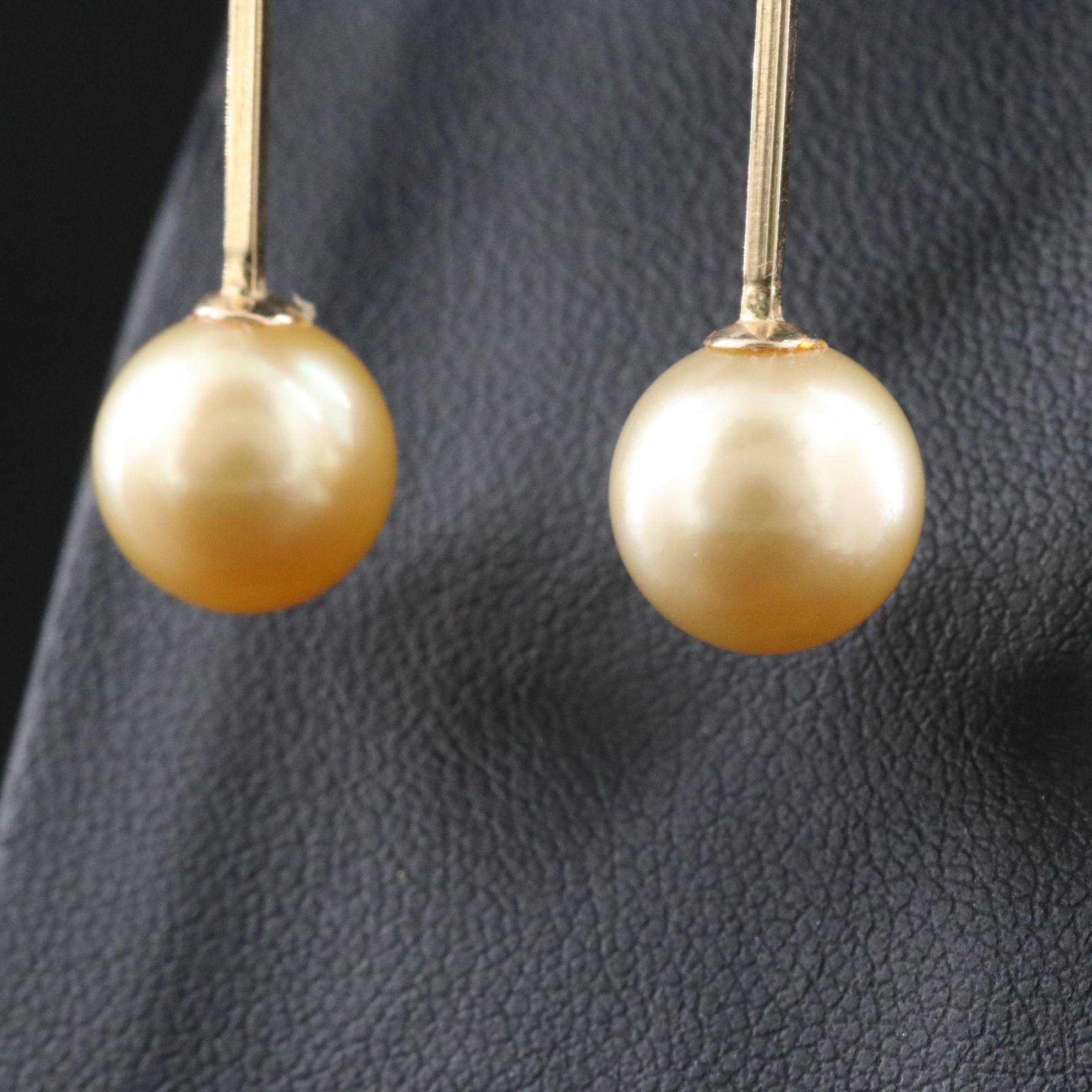 14K Pearl Drop Earrings