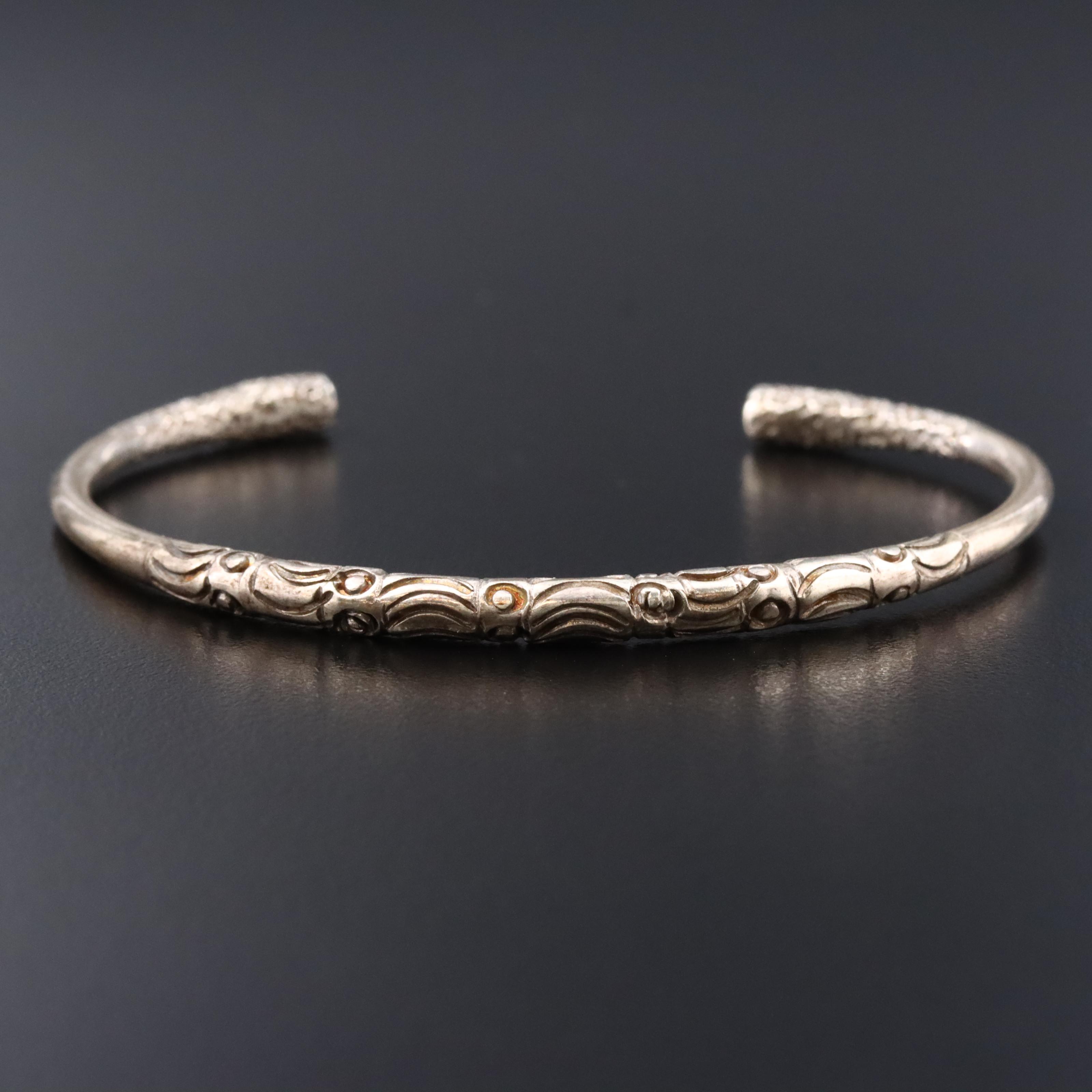 Vintage 900 Silver Cuff