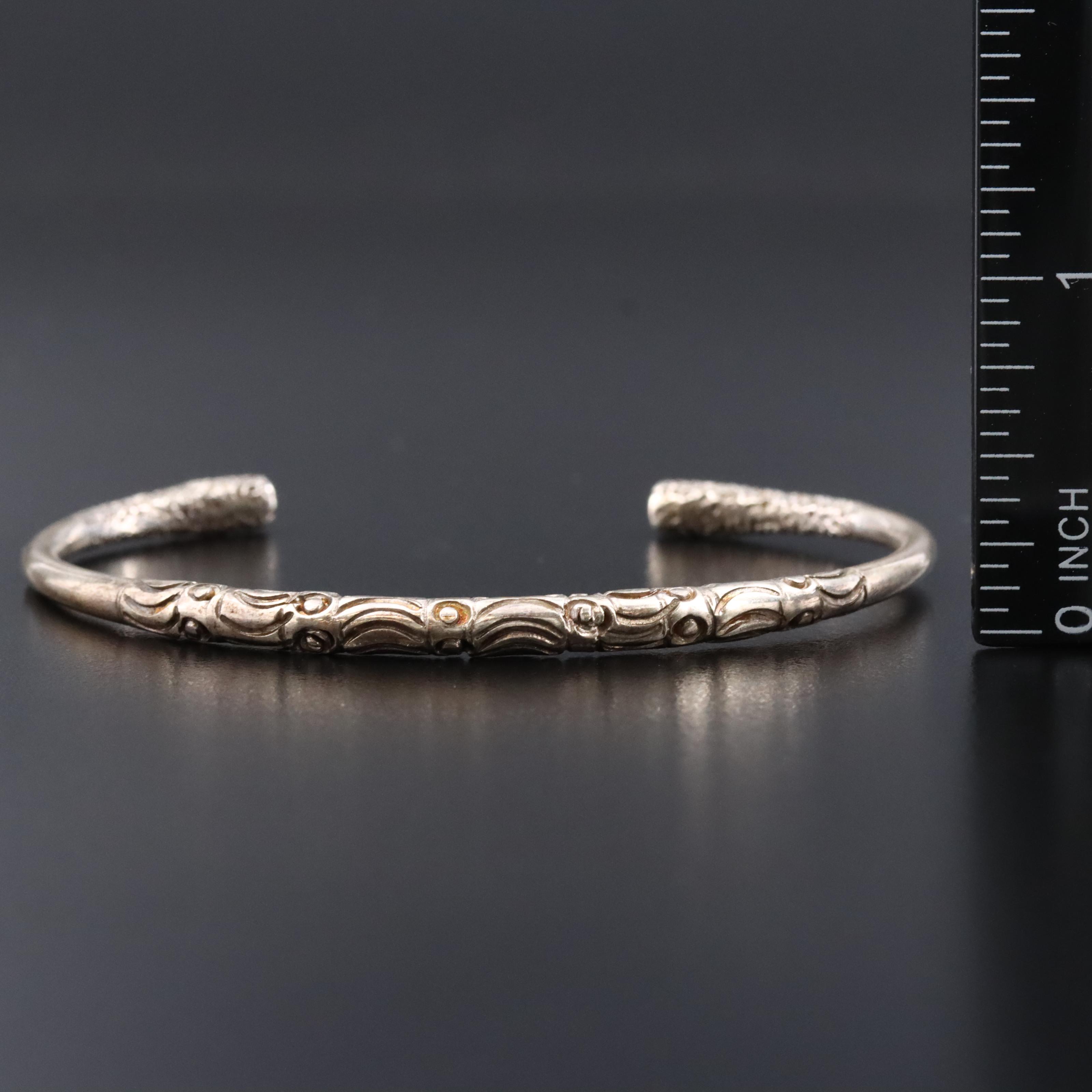 Vintage 900 Silver Cuff