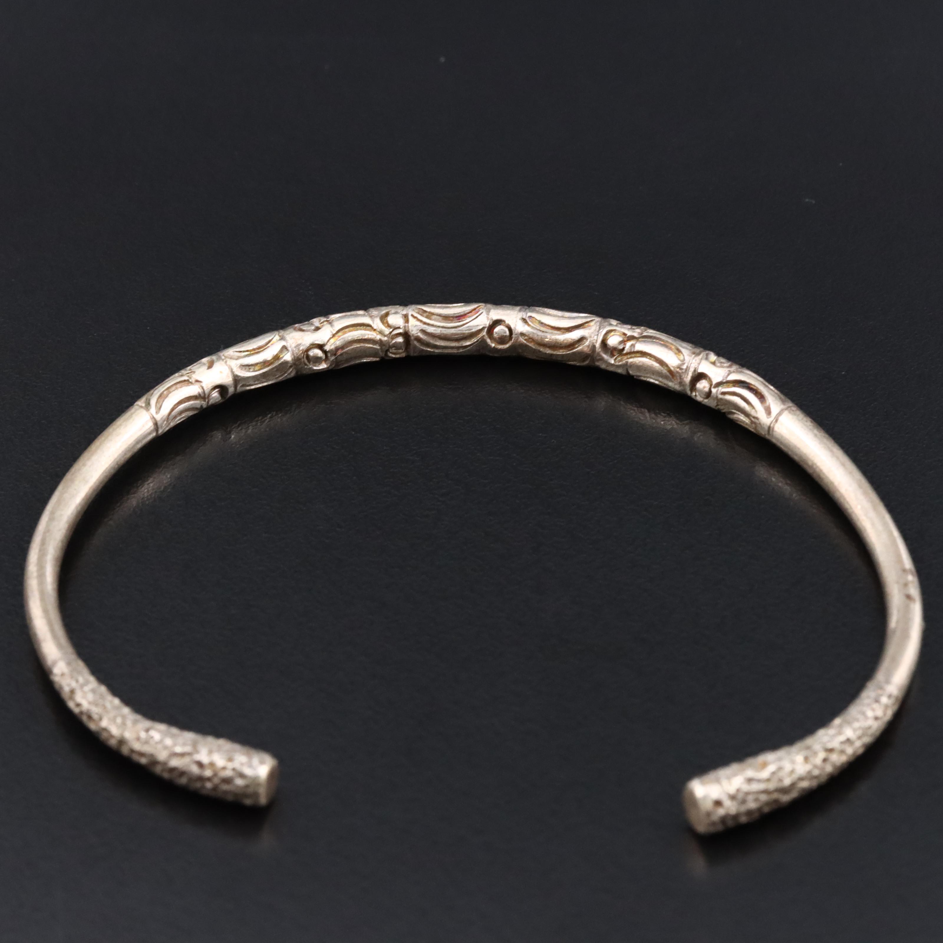 Vintage 900 Silver Cuff