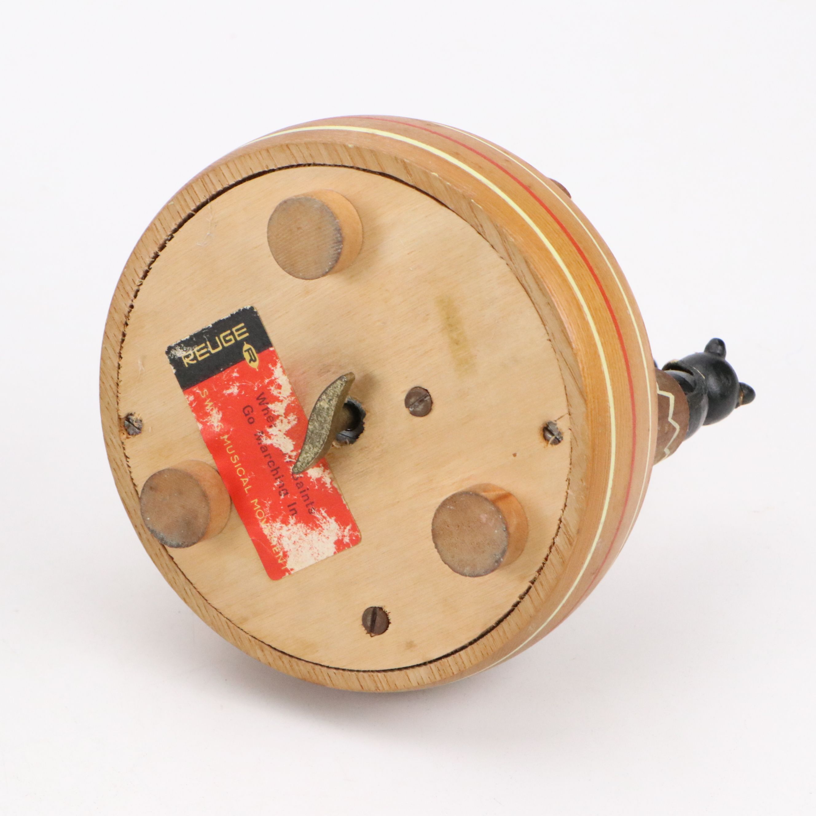 Polychrome Cast Iron Carriage, Reuge Clown Music Box, and Souvenir Coin Bank