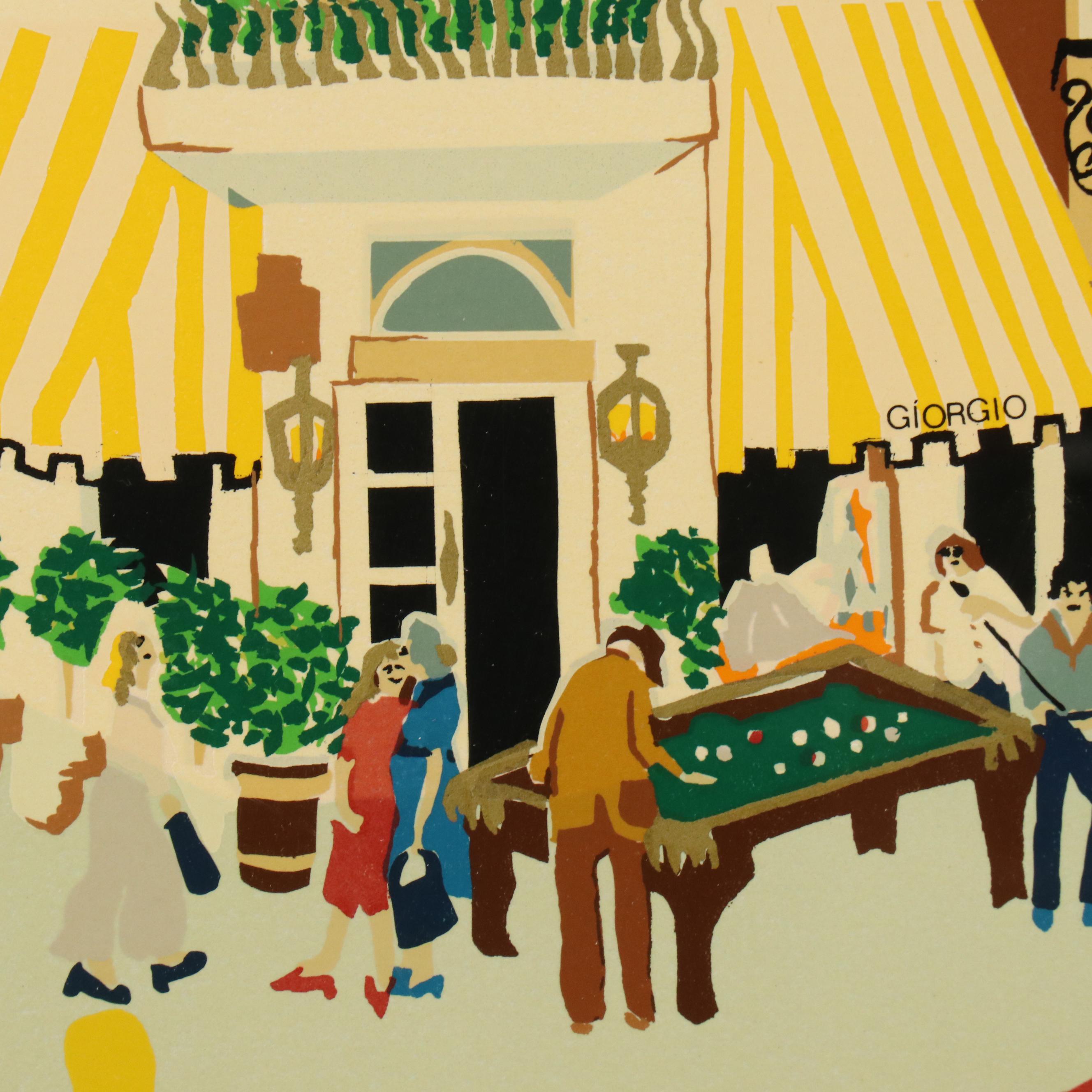 Melanie Taylor Kent Signed Serigraph "Rodeo Drive," 1981