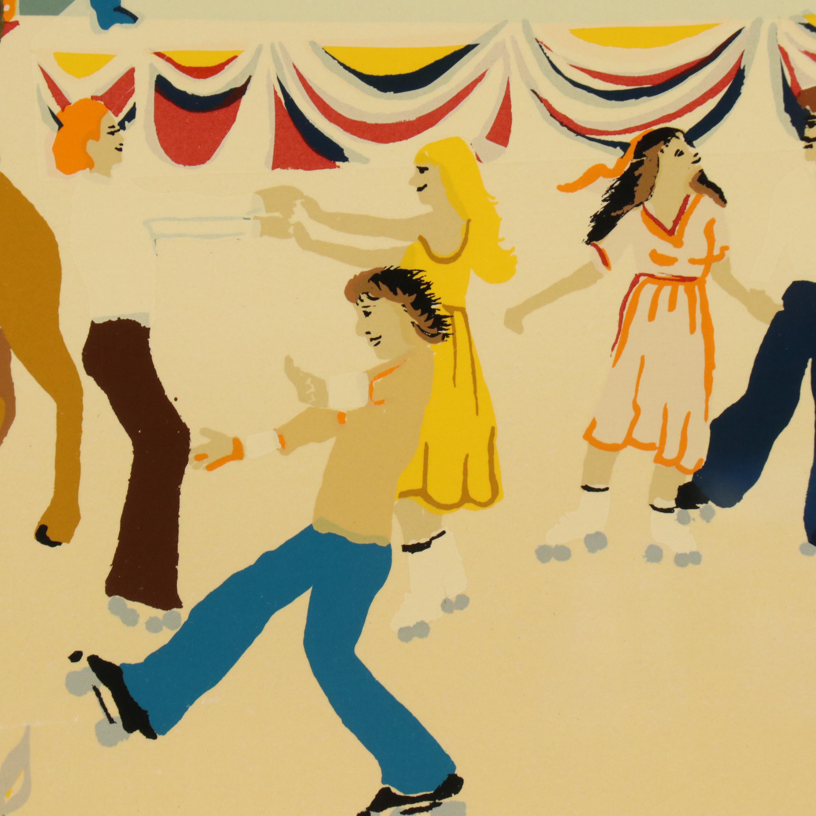 Melanie Taylor Kent Signed Serigraph "Rodeo Drive," 1981