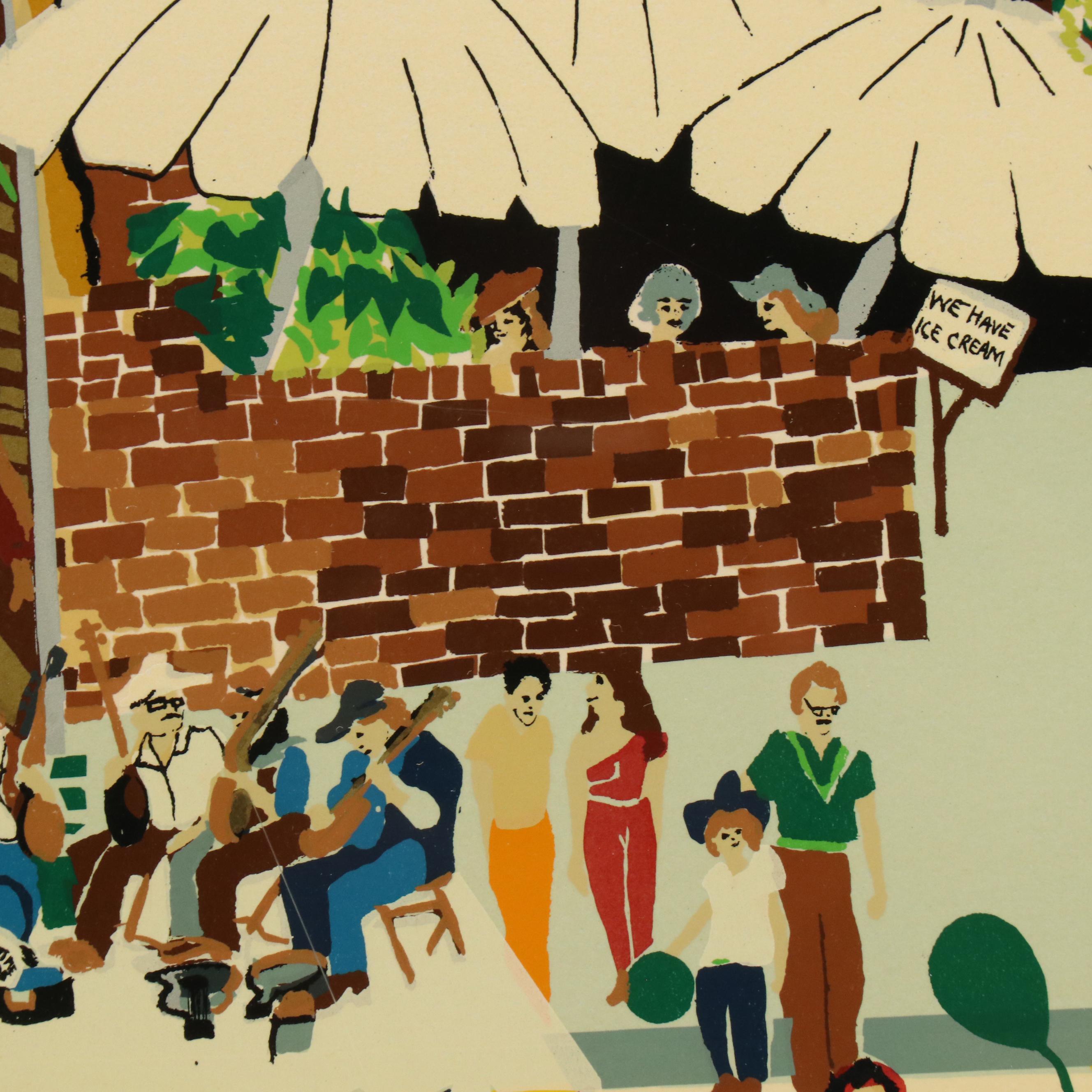 Melanie Taylor Kent Signed Serigraph "Rodeo Drive," 1981