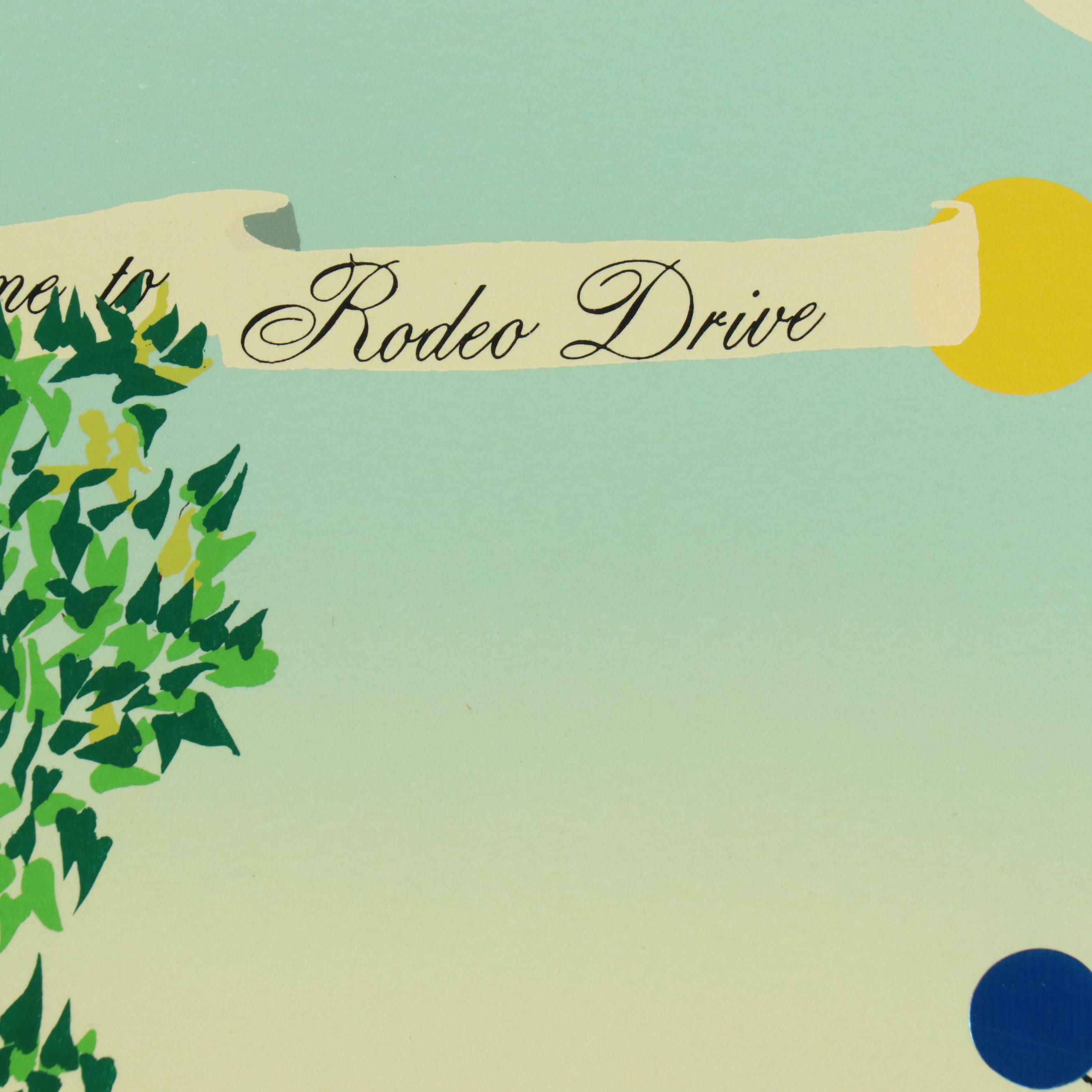 Melanie Taylor Kent Signed Serigraph "Rodeo Drive," 1981