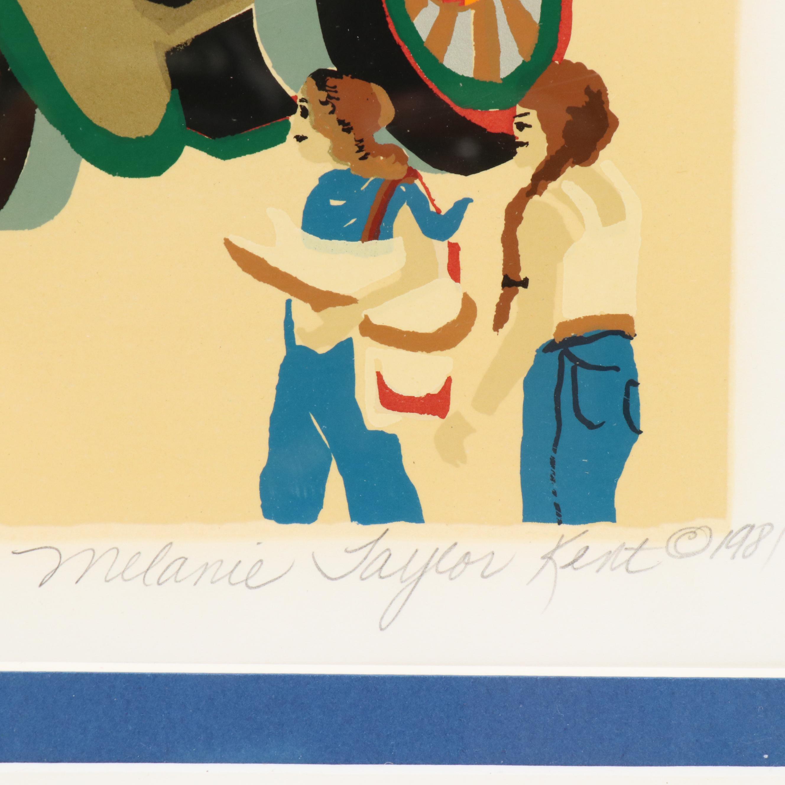 Melanie Taylor Kent Signed Serigraph "Rodeo Drive," 1981