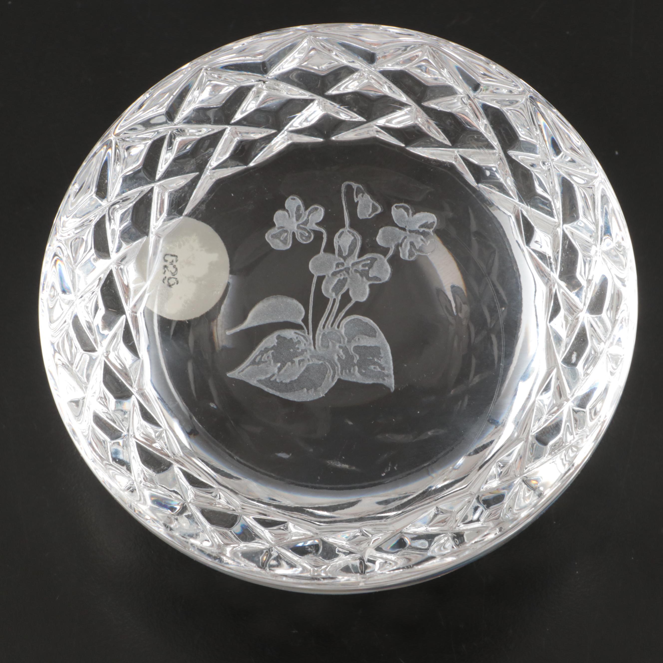 Waterford Crystal and Mikasa Figurines and Bowl