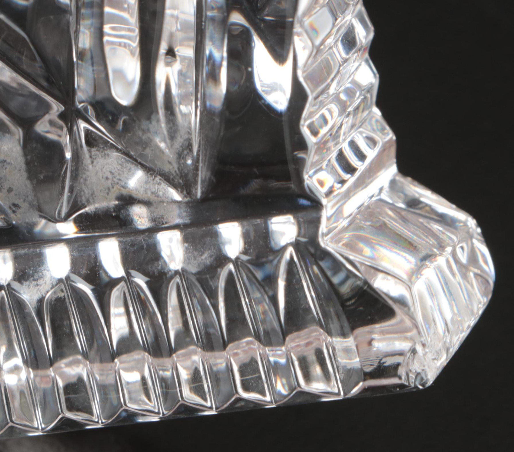 Waterford Crystal and Mikasa Figurines and Bowl