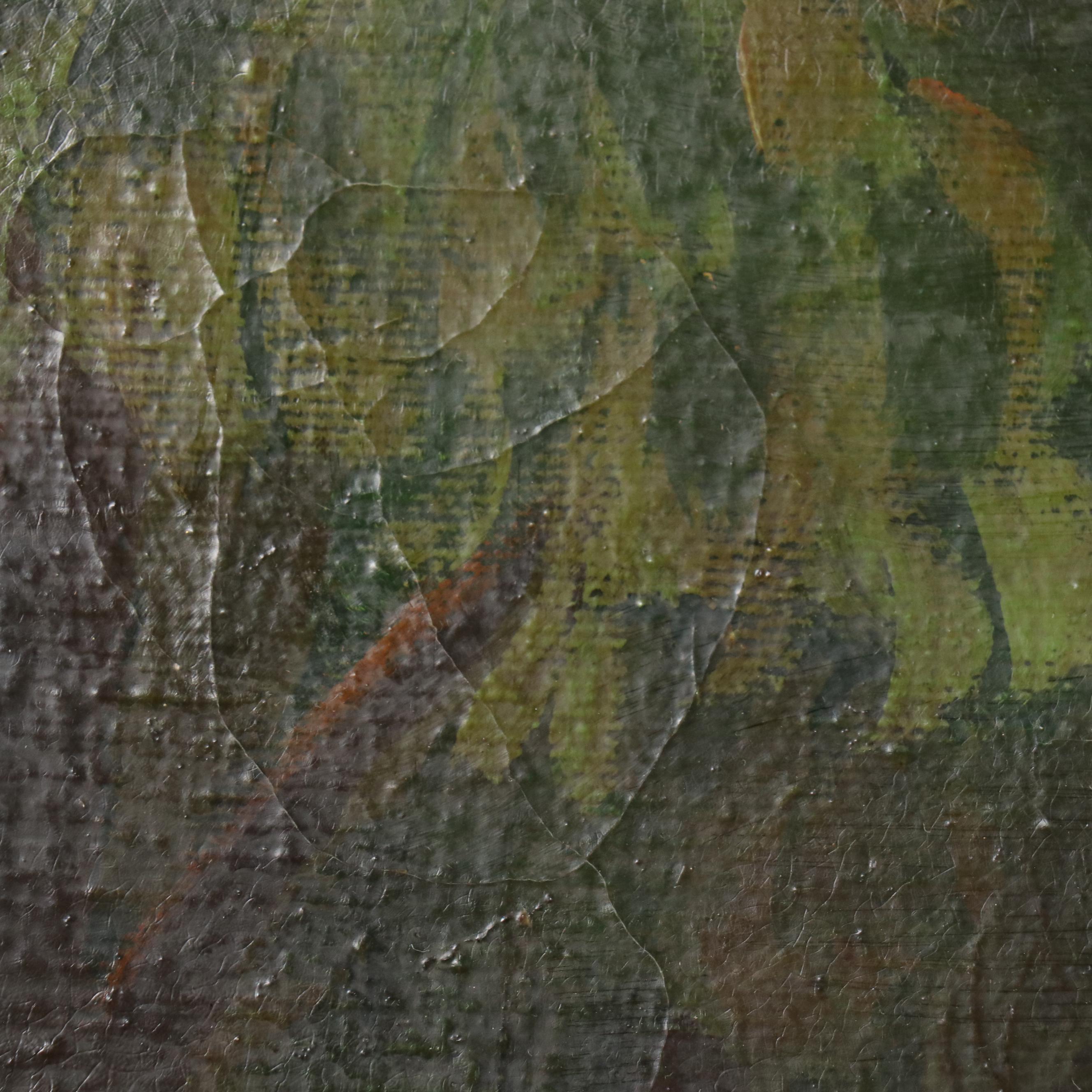 William Skilling Oil Painting of Greyhound and Terrier, Mid-20th Century