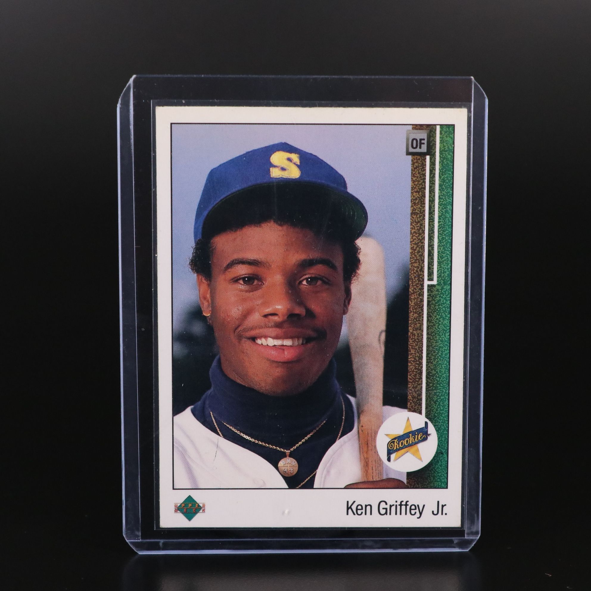 1989 Upper Deck Ken Griffey Jr. Rookie Card with SGC Graded David Ortiz Rookie
