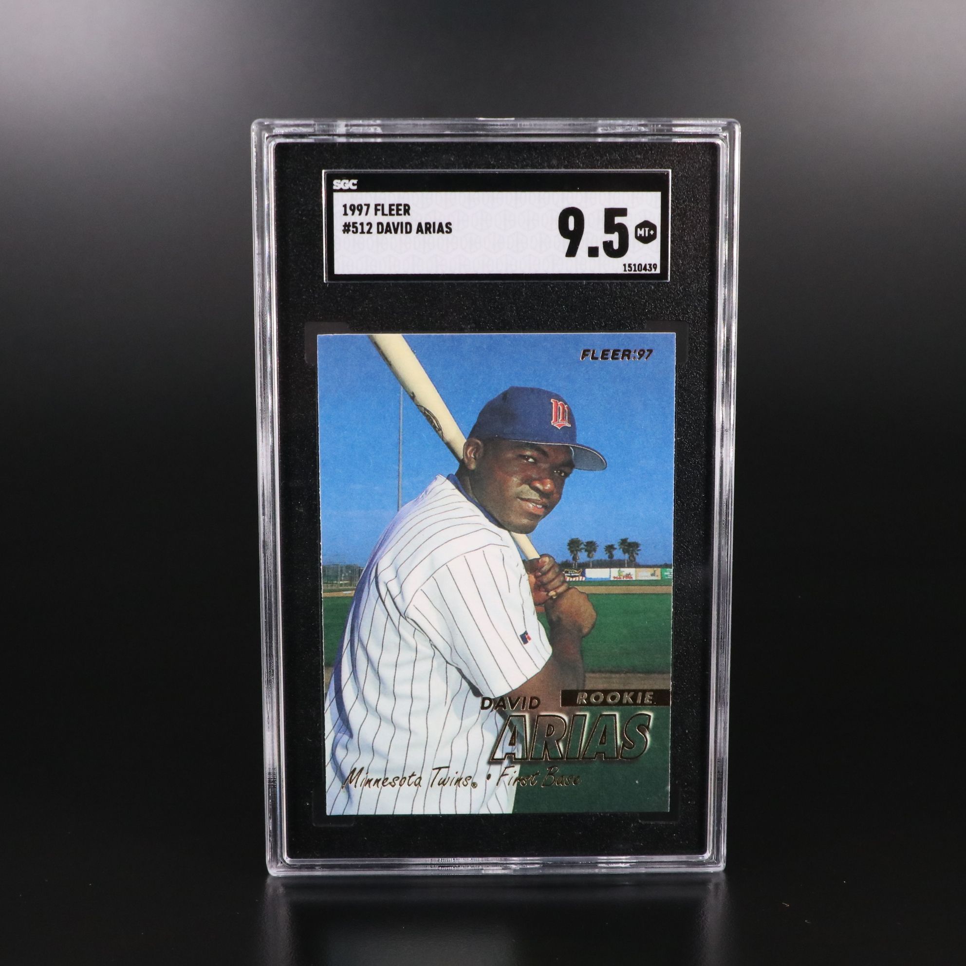 1989 Upper Deck Ken Griffey Jr. Rookie Card with SGC Graded David Ortiz Rookie
