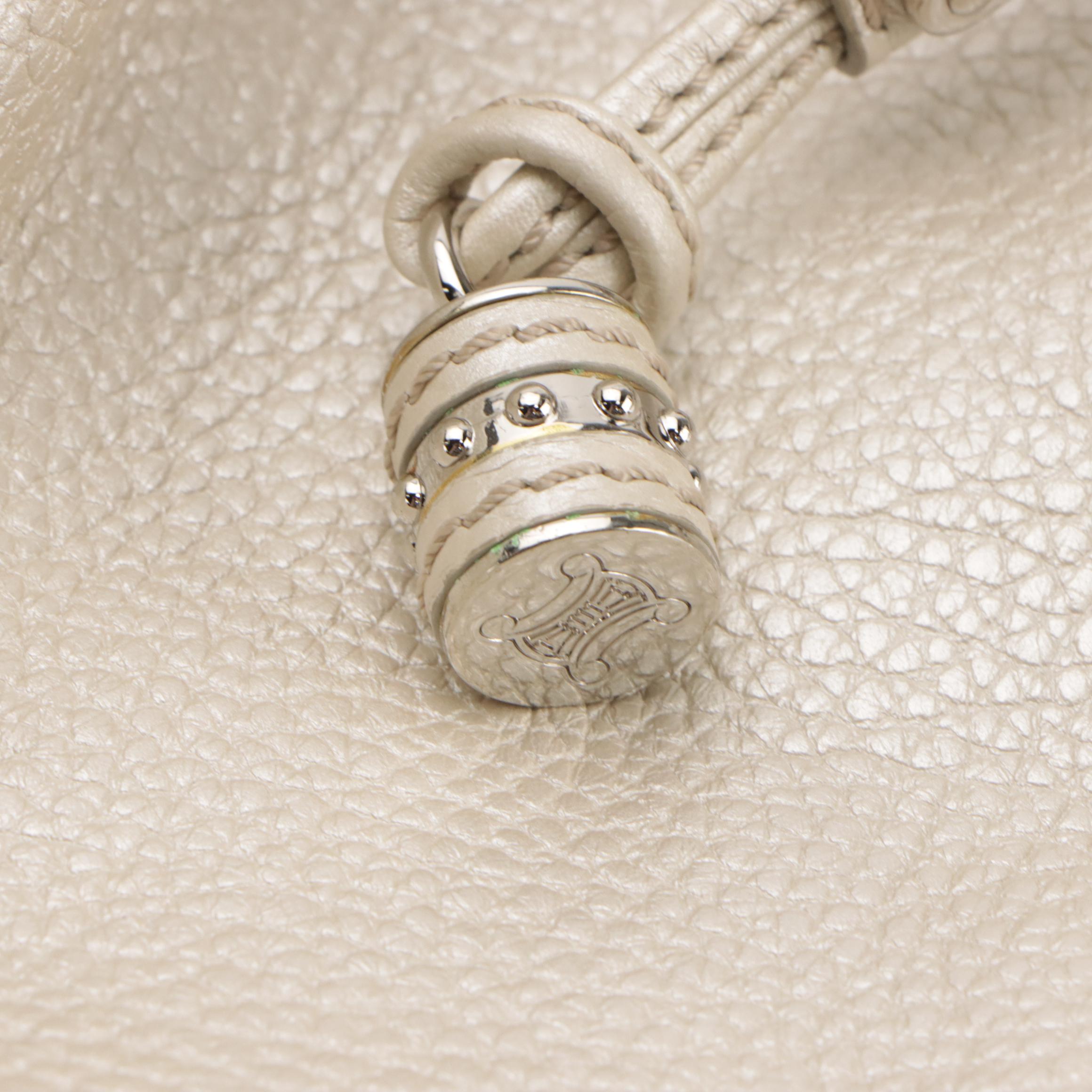 Celine Bittersweet Hobo Bag in Shimmery Grained Calfskin Leather