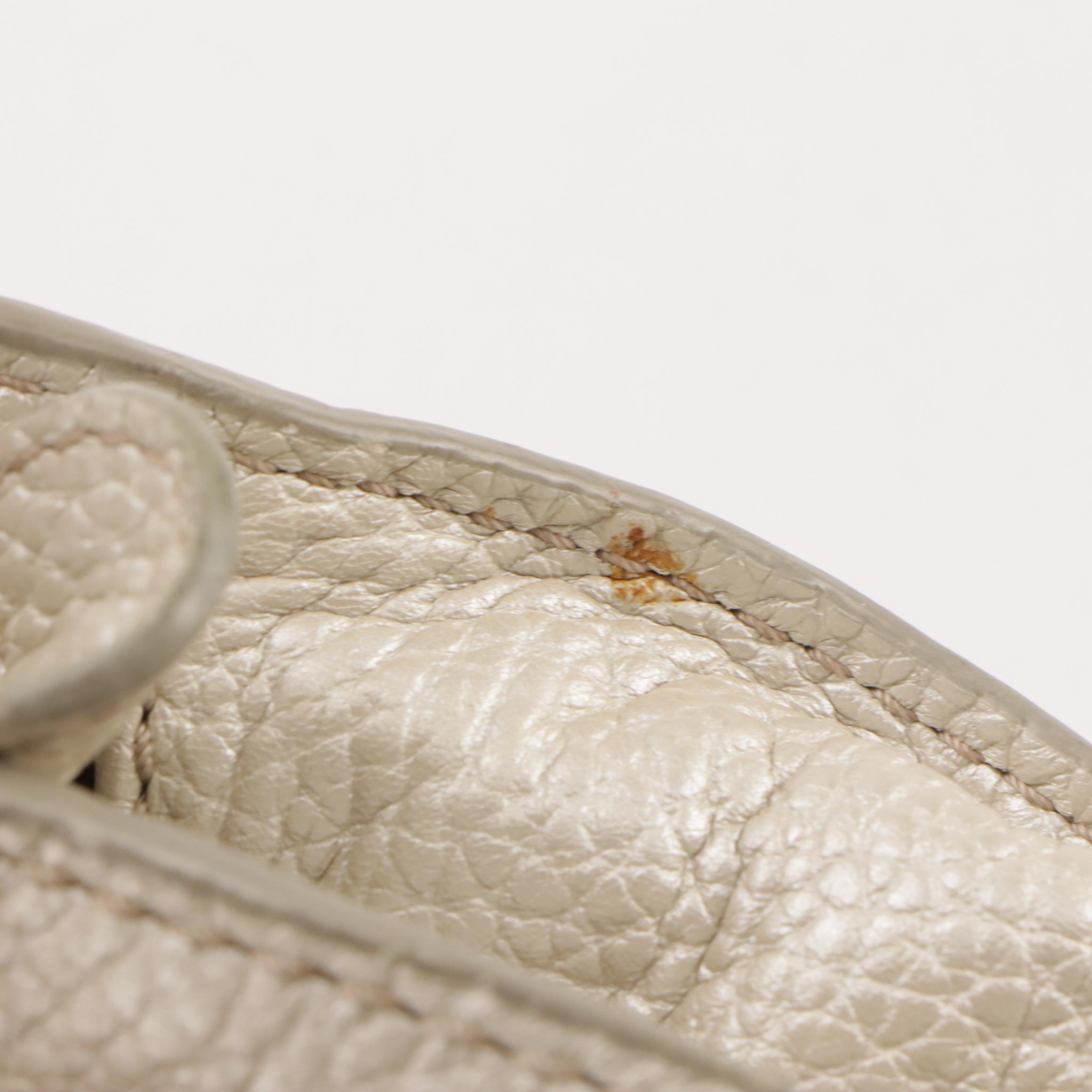 Celine Bittersweet Hobo Bag in Shimmery Grained Calfskin Leather