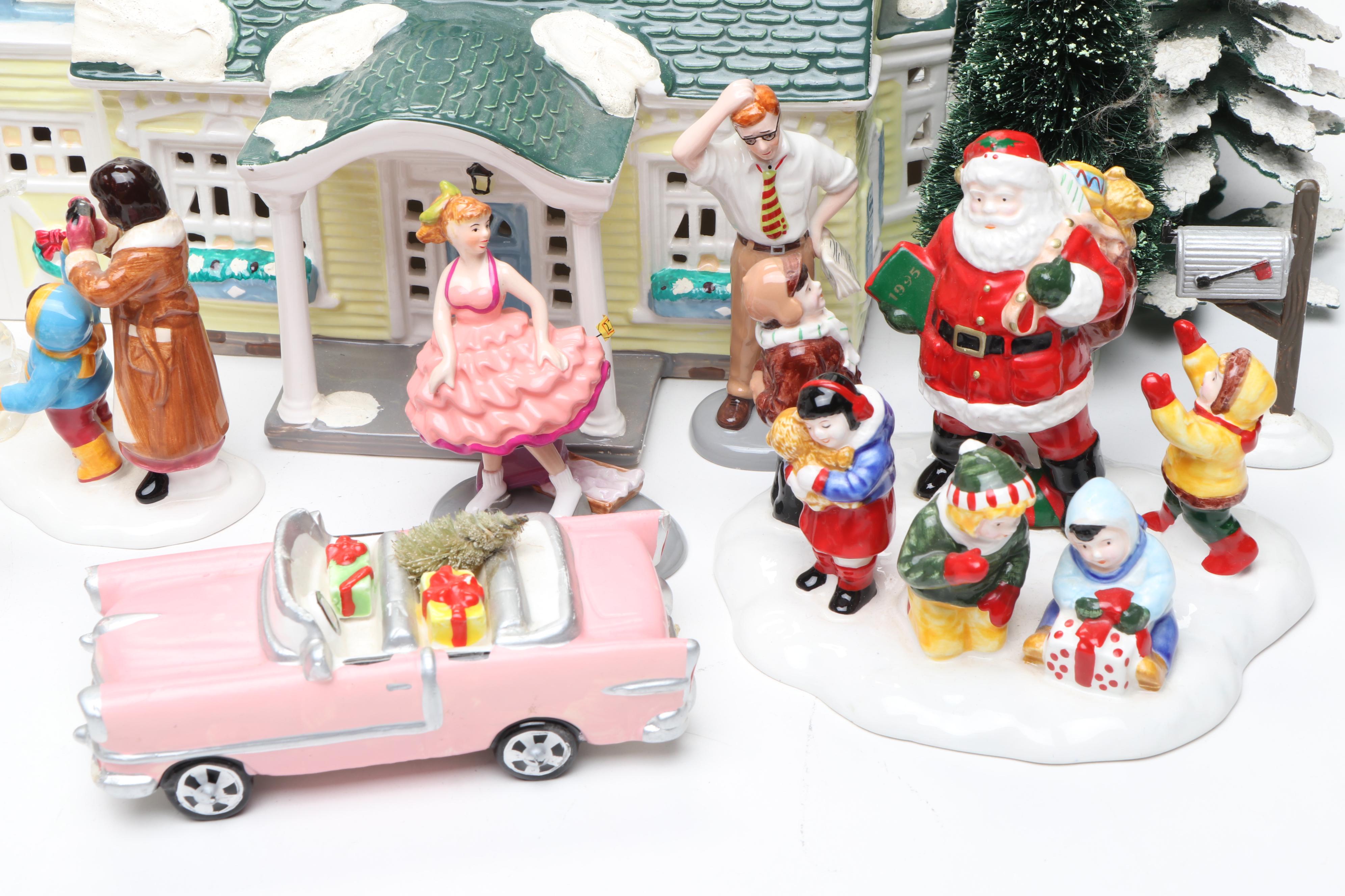 Department 56 Snow Village "Another Man's Treasure" and More Snow Village Decor