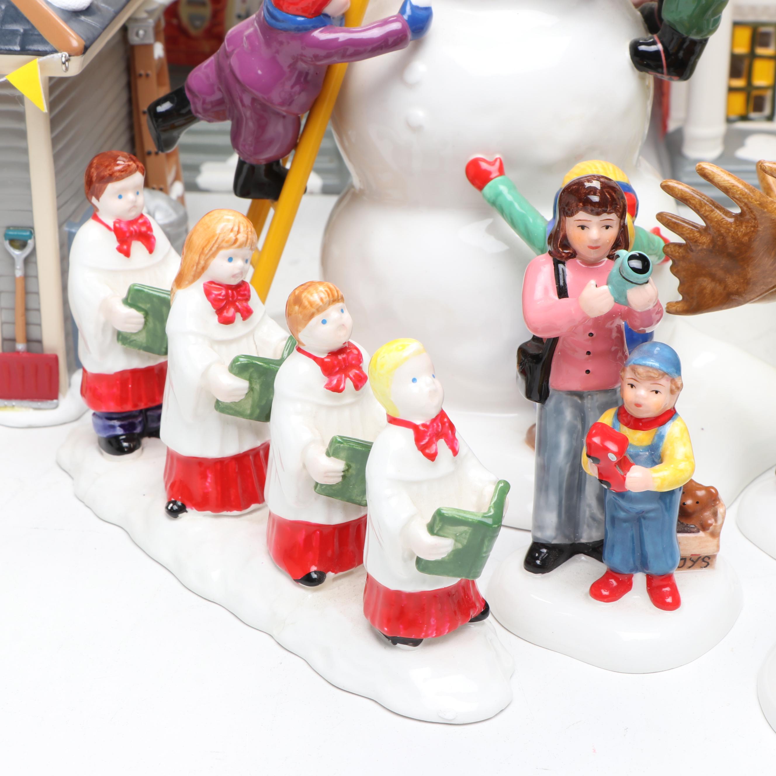 Department 56 Snow Village "Another Man's Treasure" and More Snow Village Decor