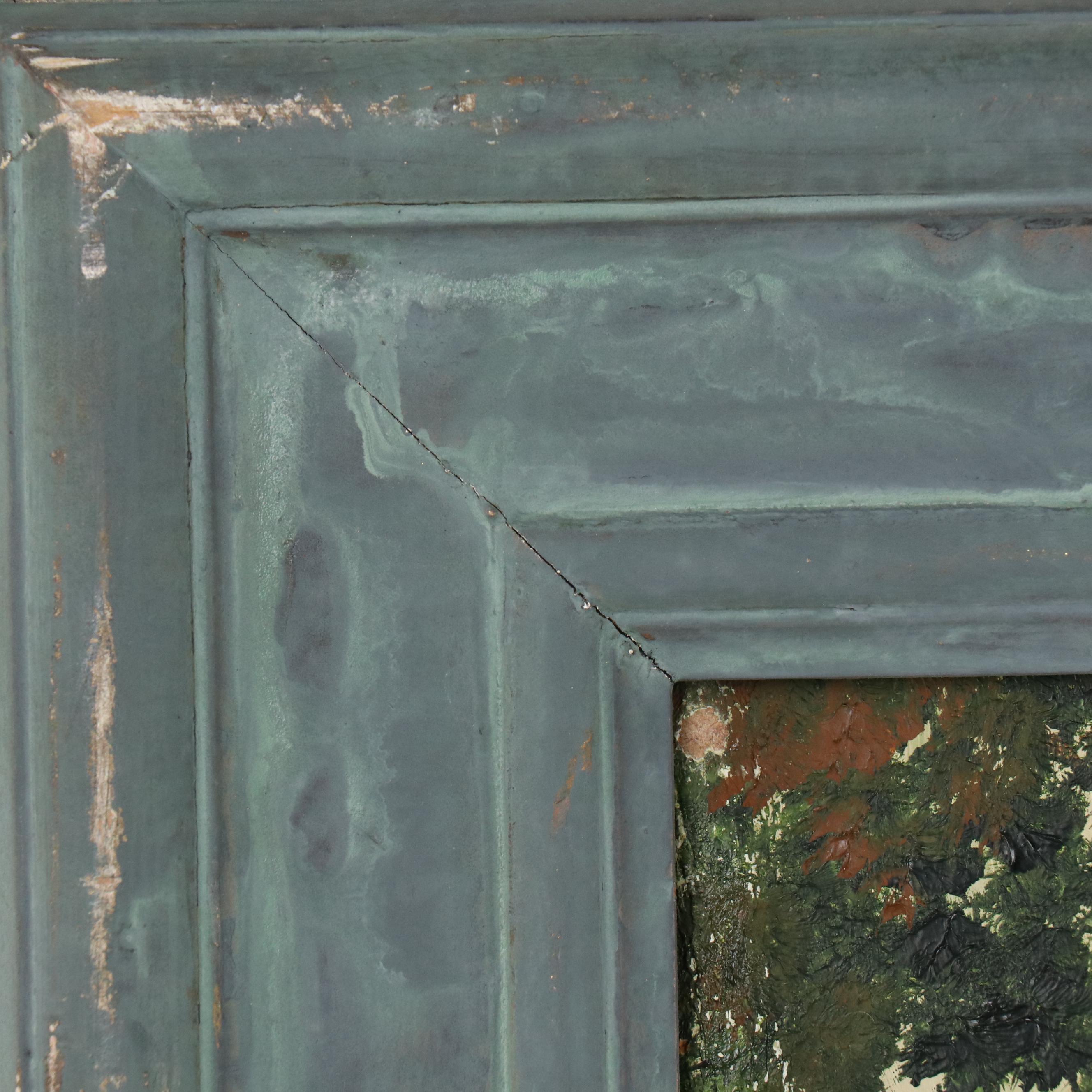 Hap Briere Large-Scale Oil Landscape Painting of Birch Forest, 1973