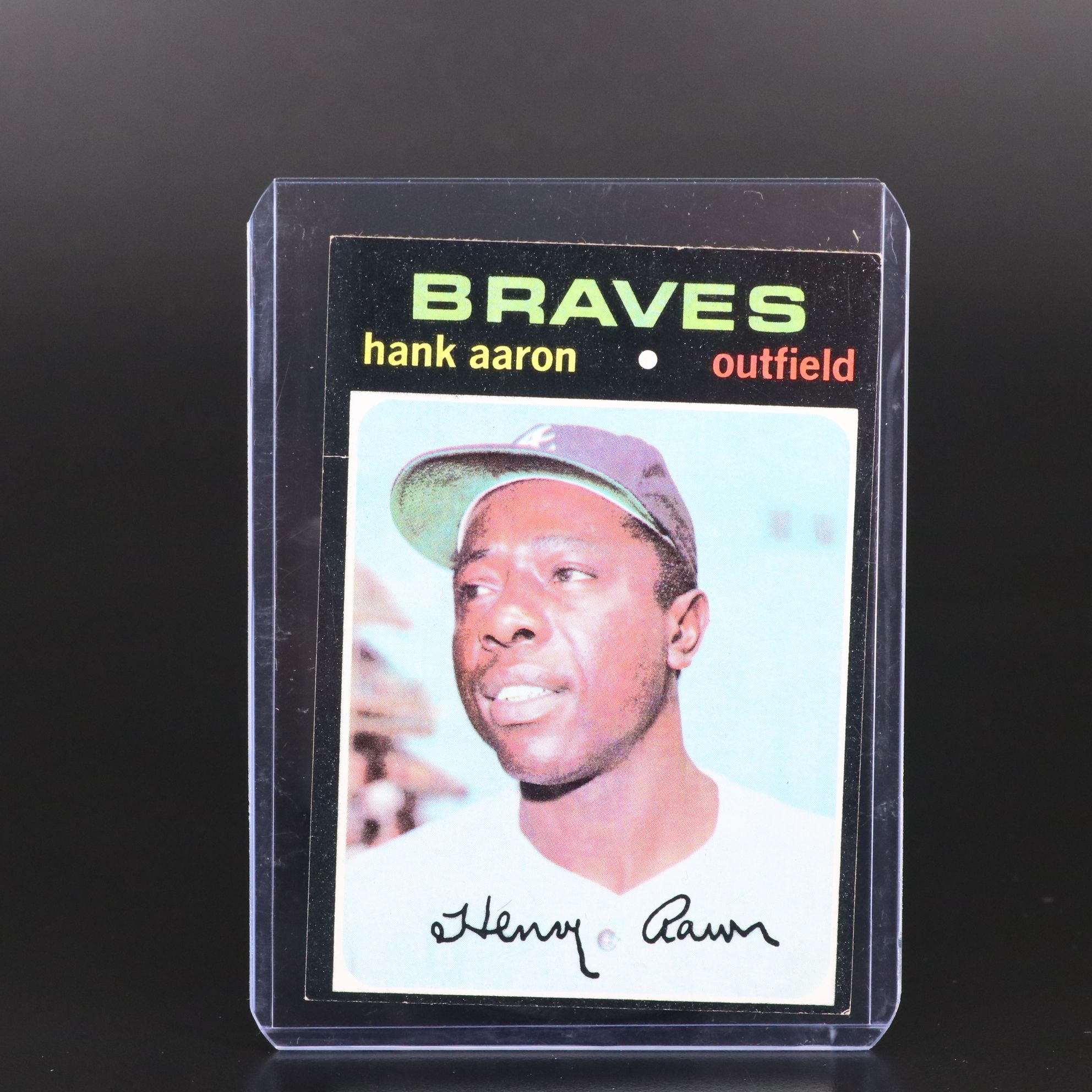 Topps Hank Aaron Baseball Cards, 1957-1973