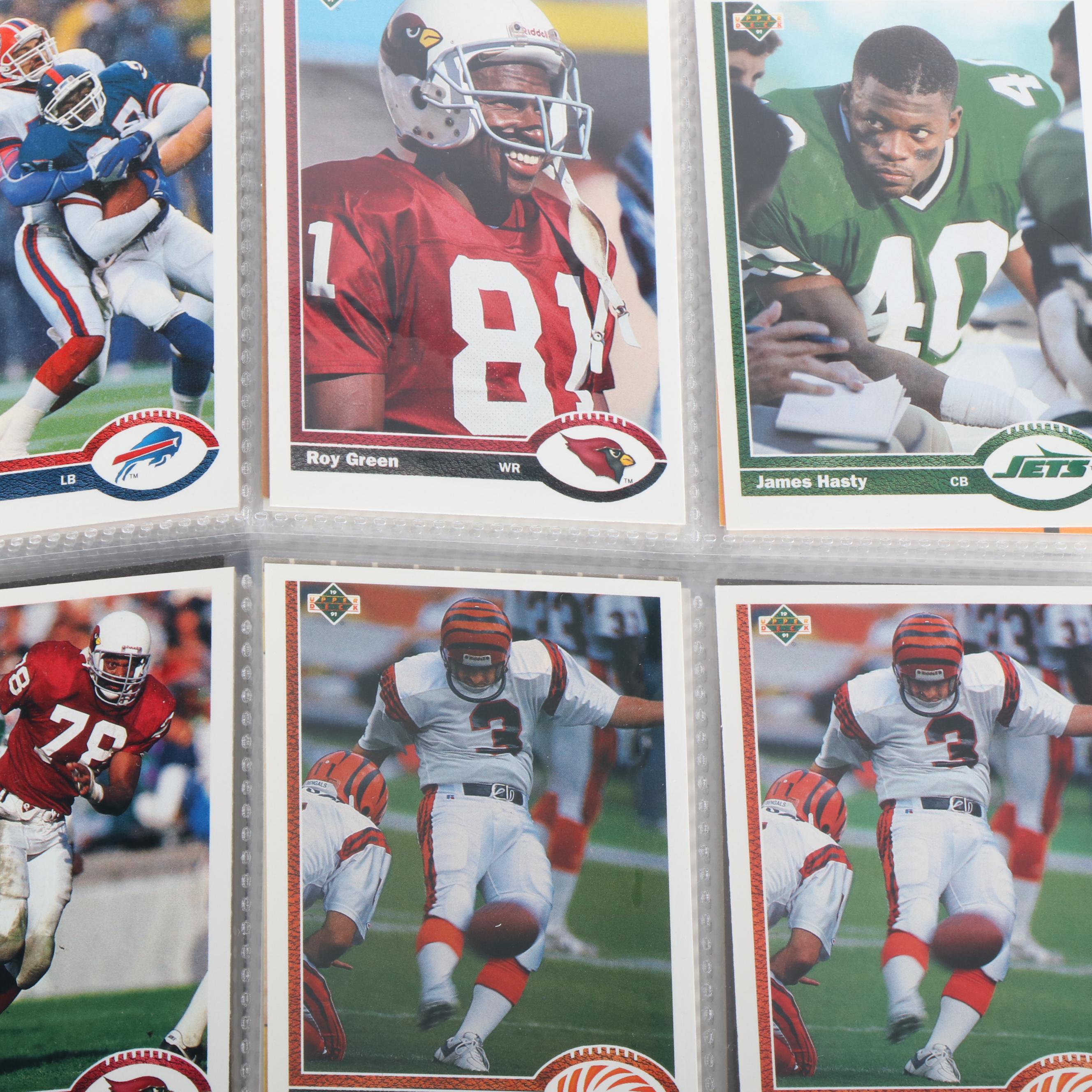 Collection of Baseball, Football and Other Sports Cards, Including Signatutures