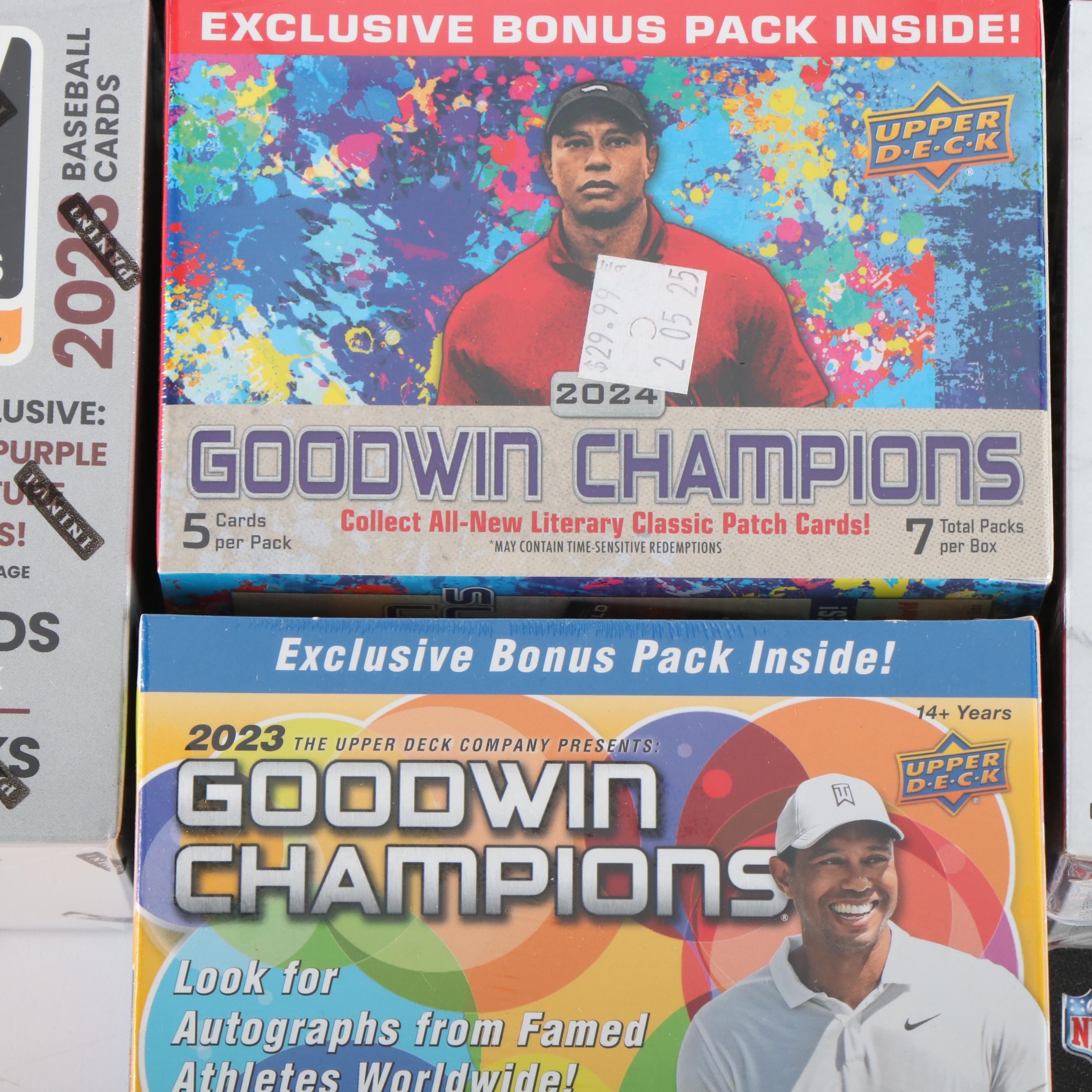 Collection of Baseball, Football and Other Sports Cards, Including Signatutures