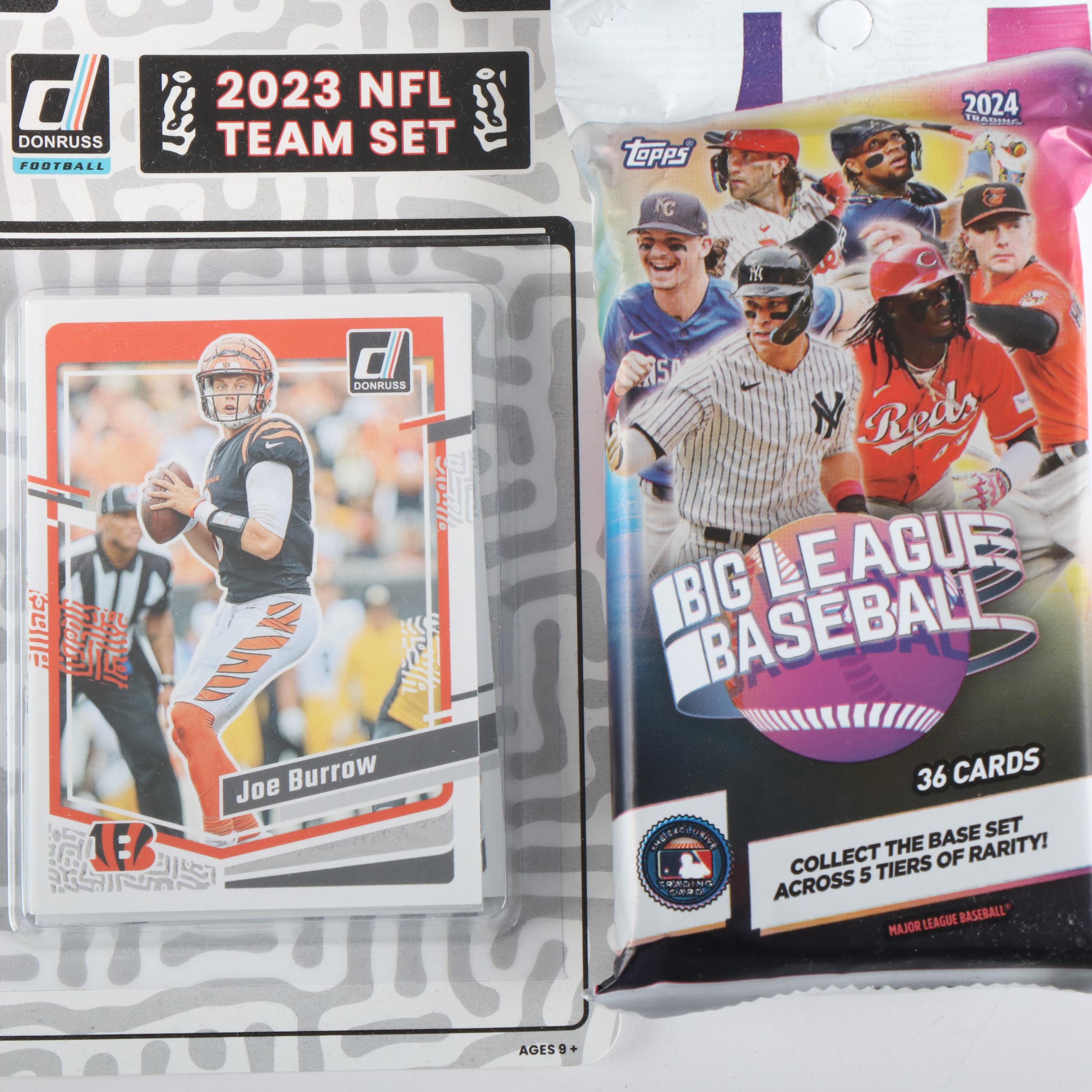 Collection of Baseball, Football and Other Sports Cards, Including Signatutures