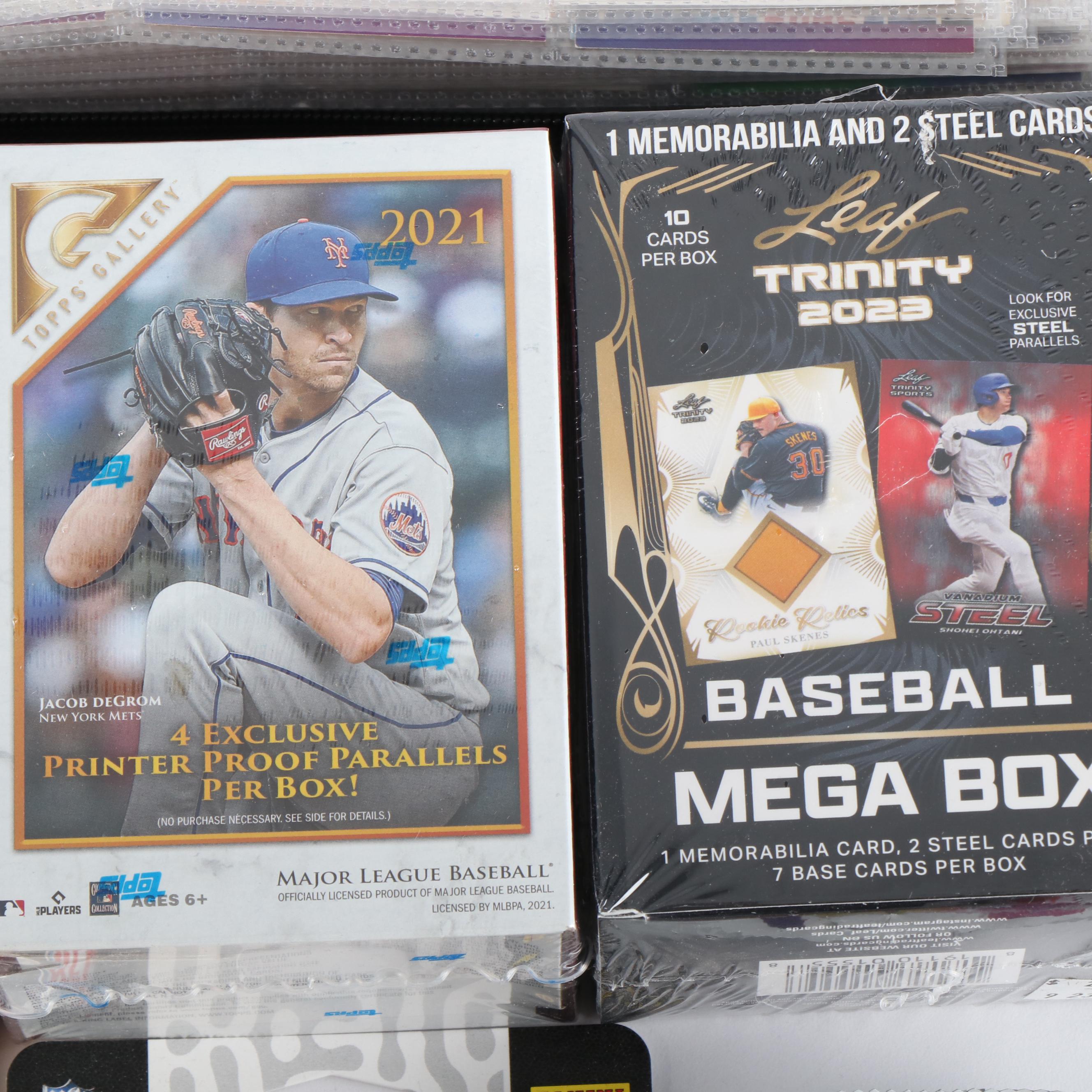 Collection of Baseball, Football and Other Sports Cards, Including Signatutures