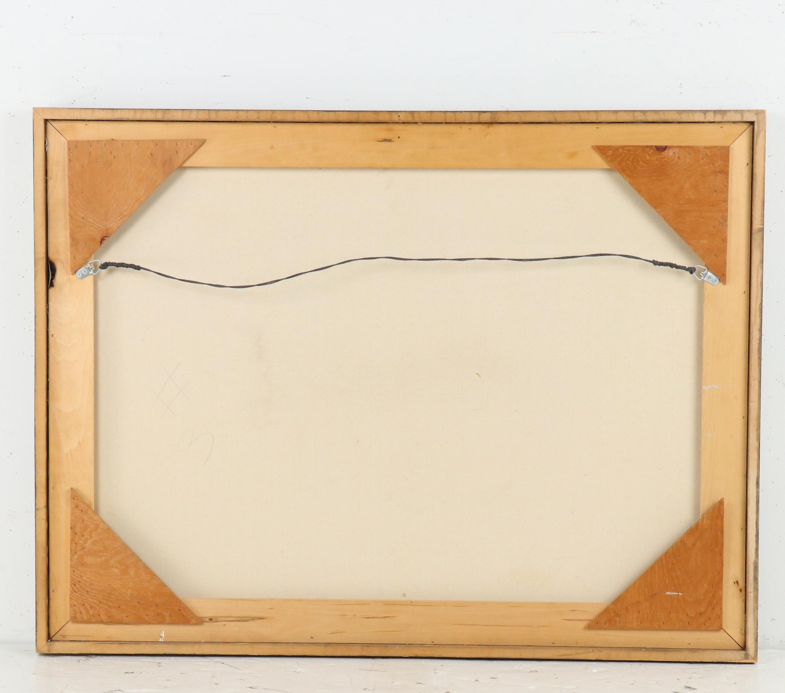 William Skilling Oil Painting of Greyhound and Terrier, Mid-20th Century