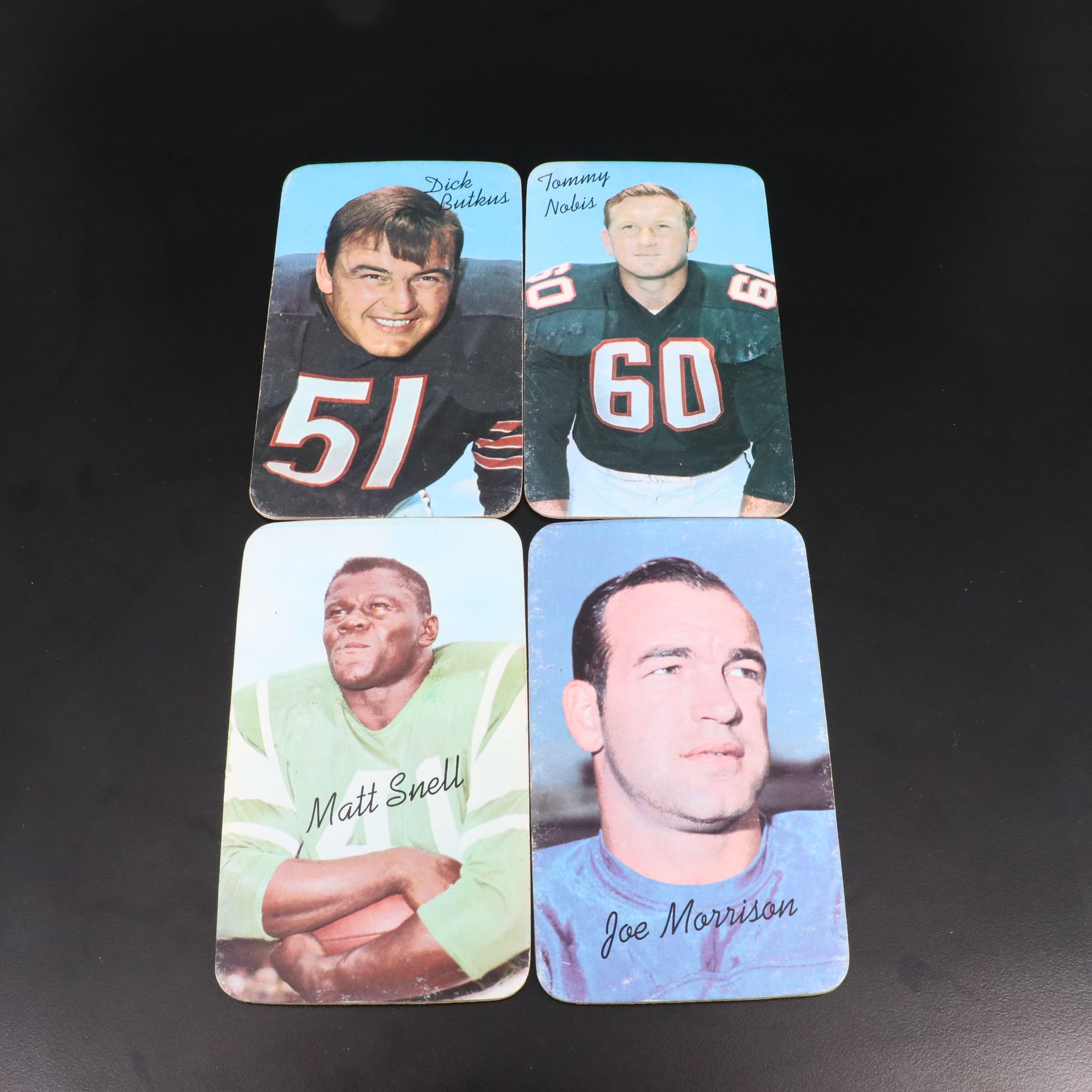 Topps Football Cards Featuring Joe Namath, Gale Sayers, and More, 1970s