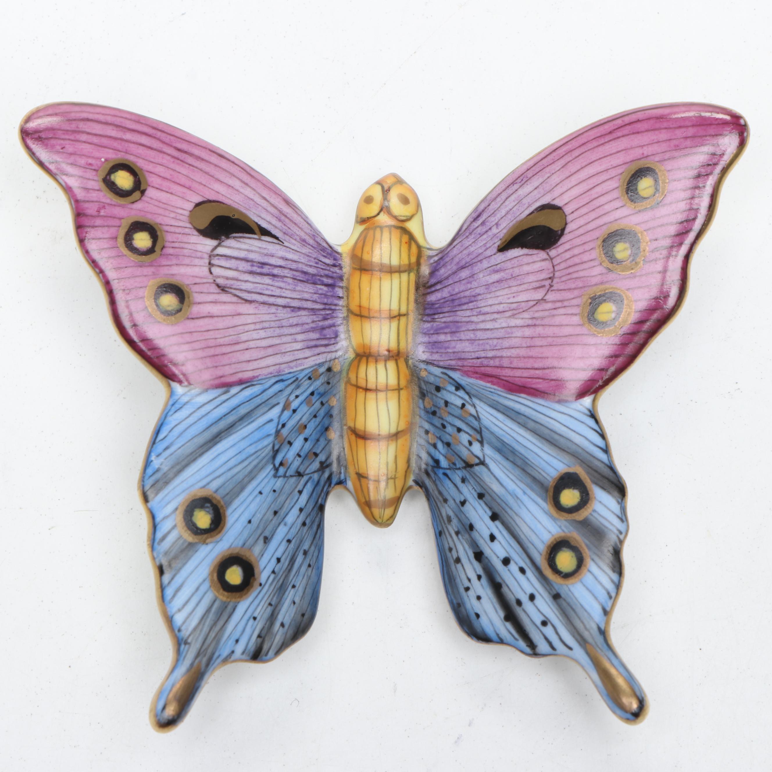 Anna Weatherley Hand-Painted Ceramic Butterflies