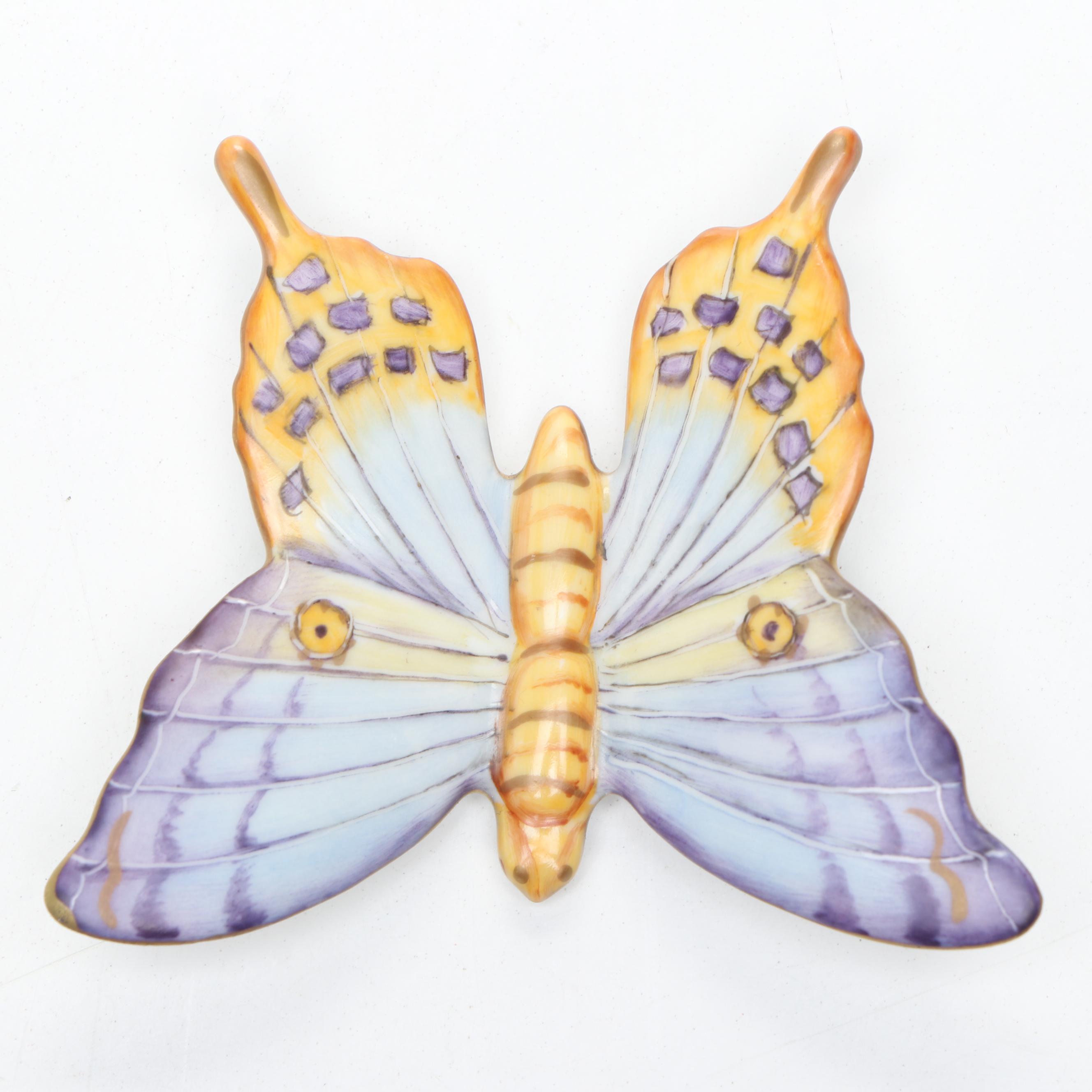 Anna Weatherley Hand-Painted Ceramic Butterflies