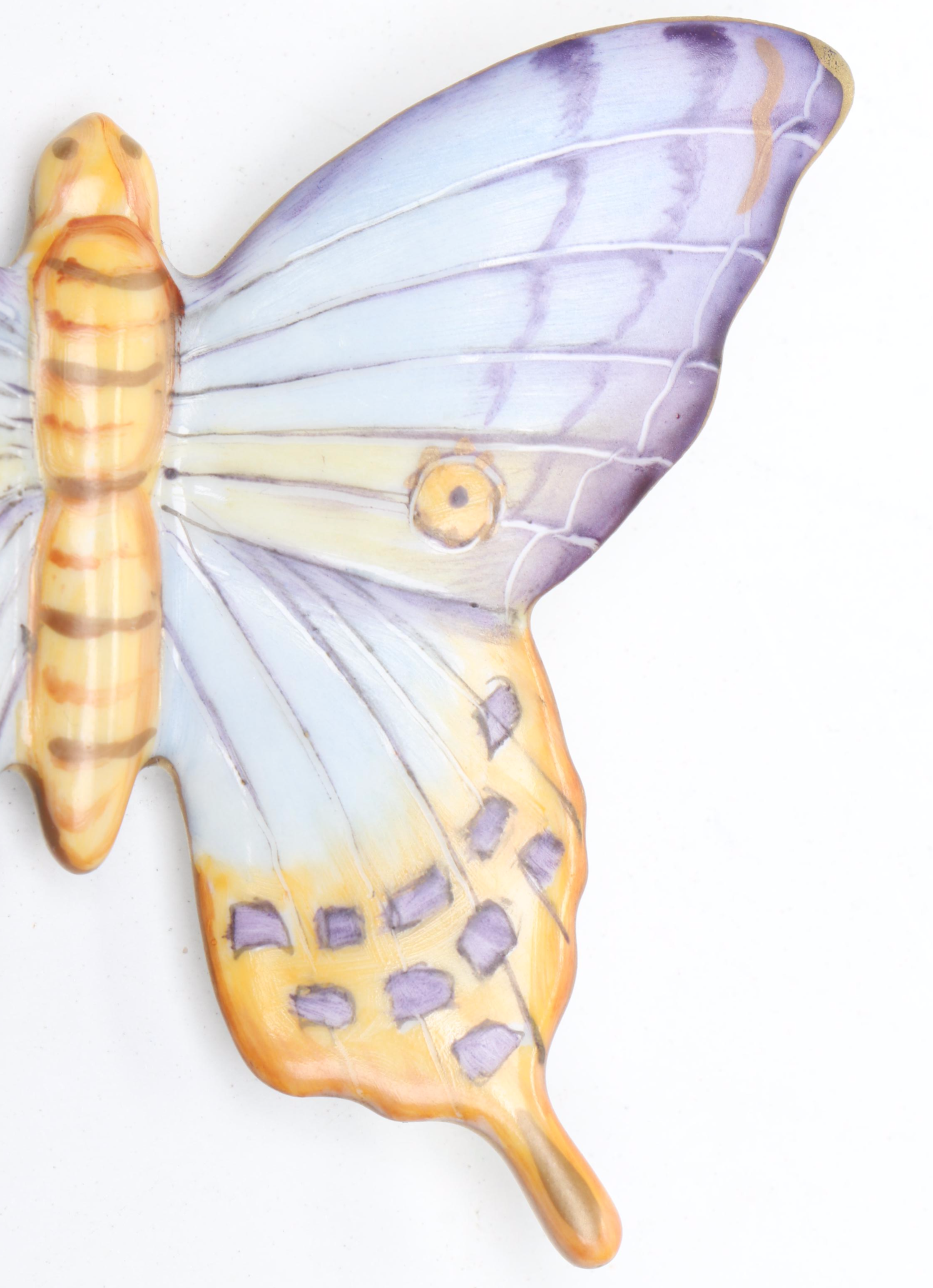 Anna Weatherley Hand-Painted Ceramic Butterflies