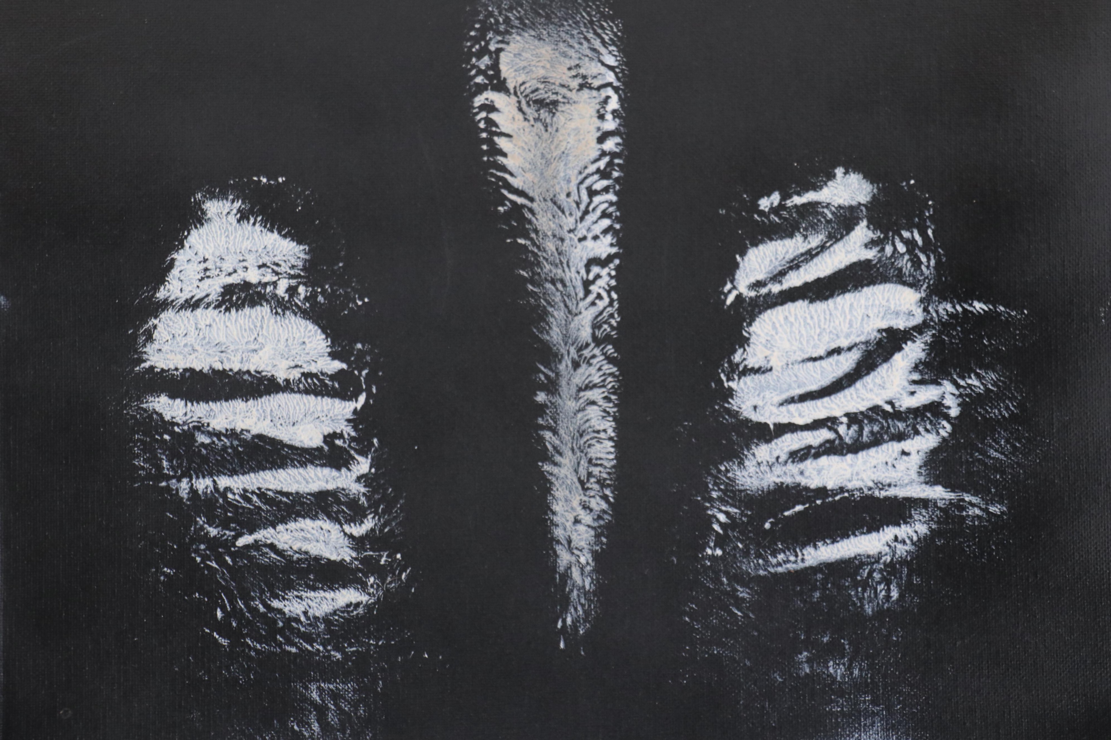 Cincinnati Zoo Rumps for Refuge Okapi Stamped Acrylic Painting, 2022