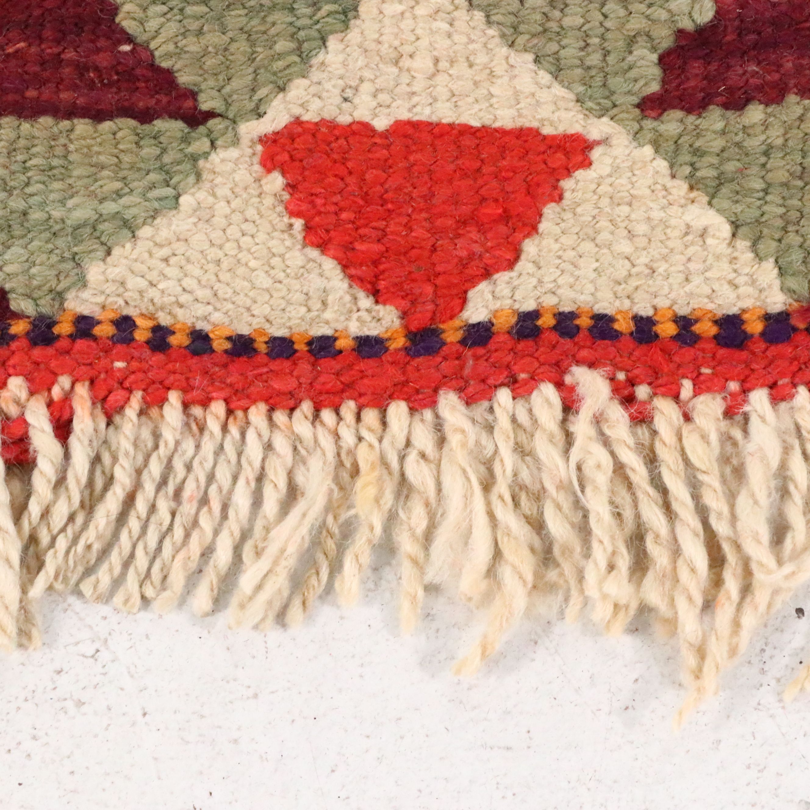 3'4 x 14'6 Hand-Knotted Moroccan Berber Long Rug