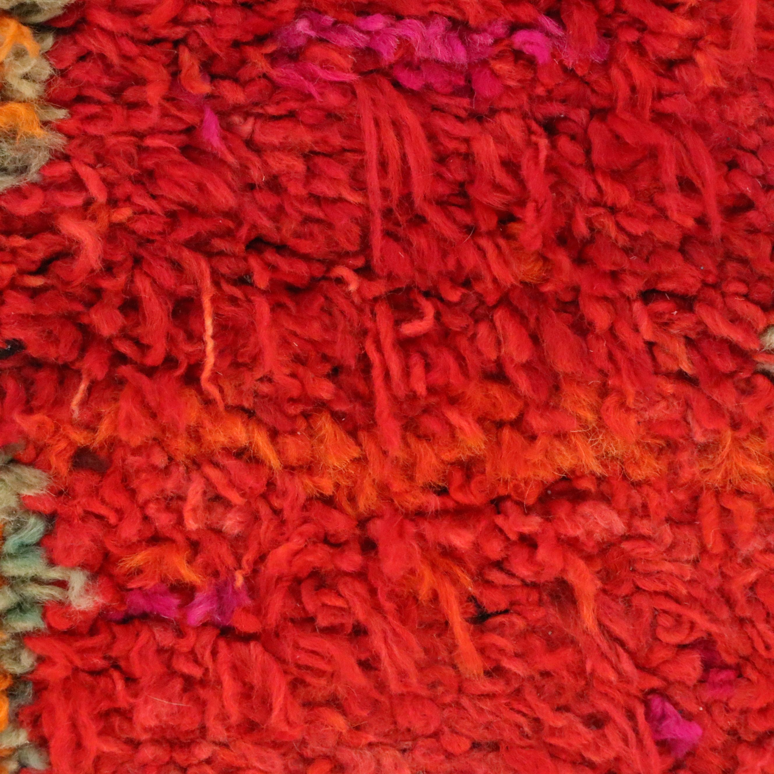 3'4 x 14'6 Hand-Knotted Moroccan Berber Long Rug