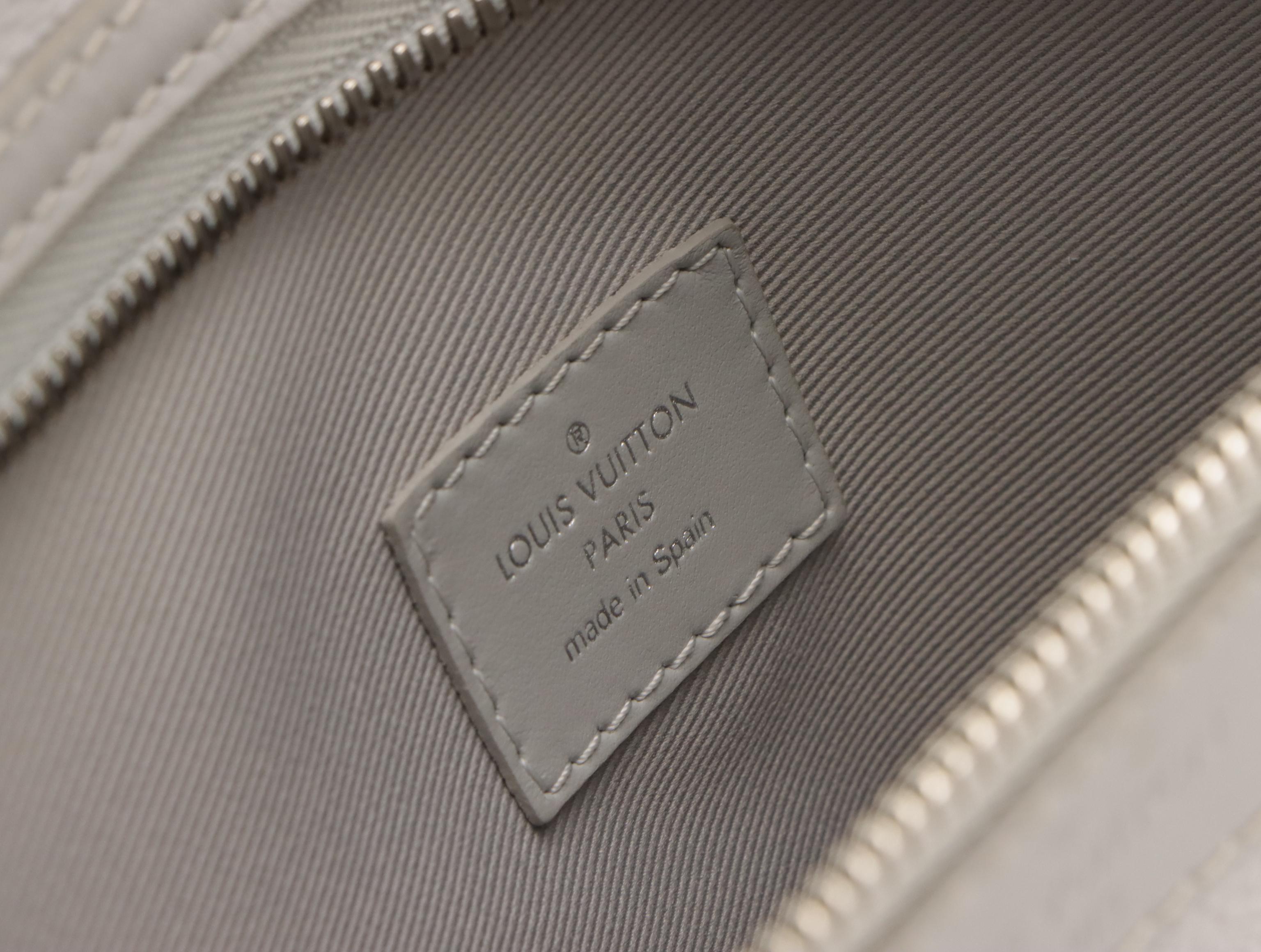 Louis Vuitton Monogram Antarctica Double Flat Messenger Crossbody Bag