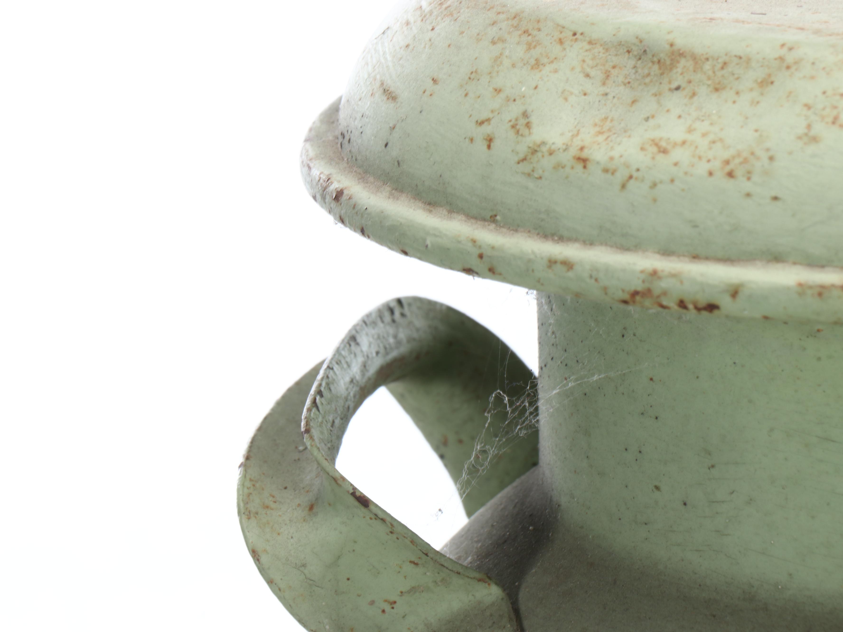 Vintage Metal Handled Milk Carton