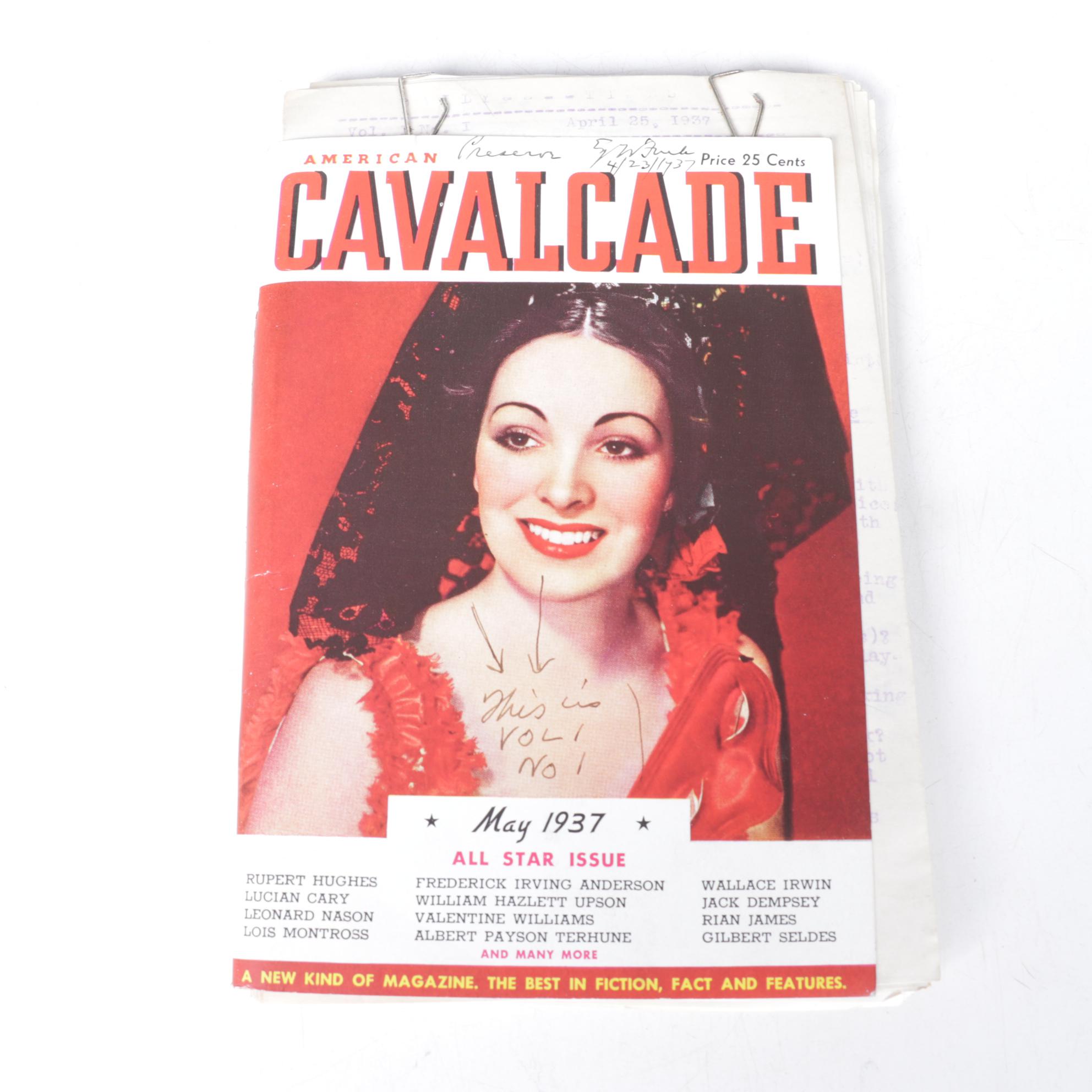 American Cavalcade 1937 Vol. 1 with "Show" Magazine & More Programs