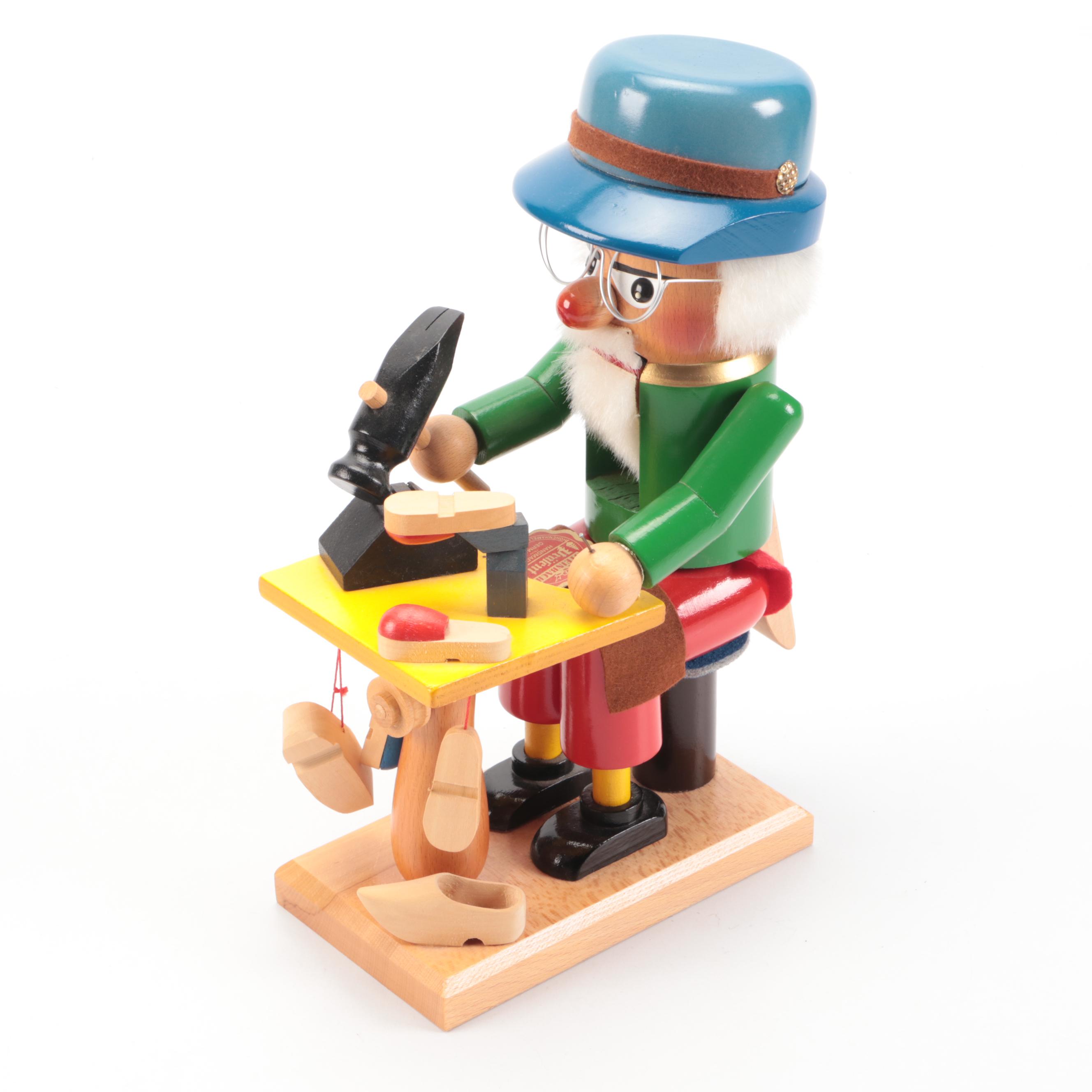 Steinbach Linen Weaver, Woodcutter and Cobbler Wooden Nutcrackers