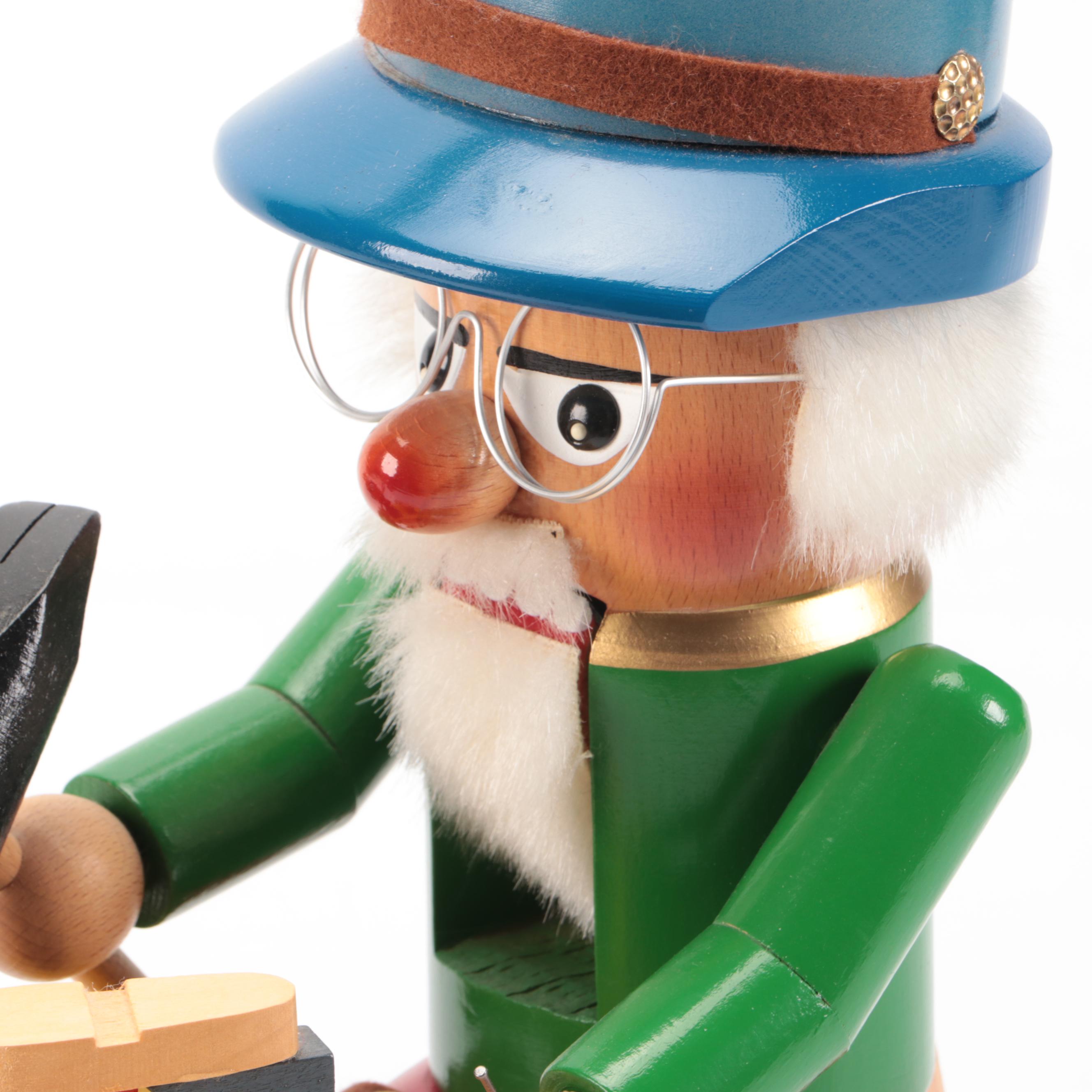 Steinbach Linen Weaver, Woodcutter and Cobbler Wooden Nutcrackers