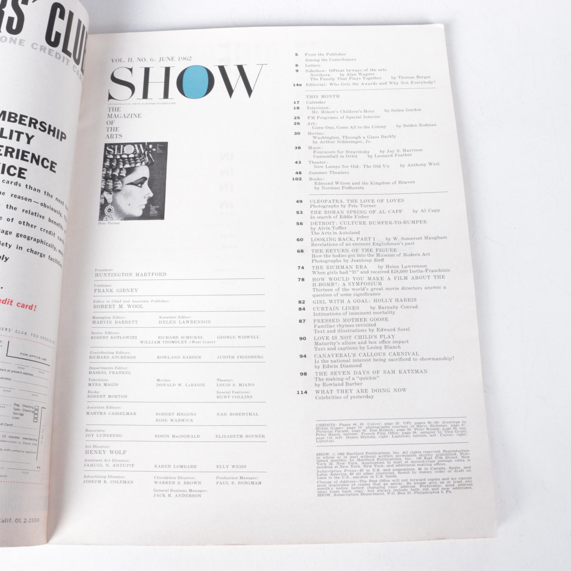 American Cavalcade 1937 Vol. 1 with "Show" Magazine & More Programs