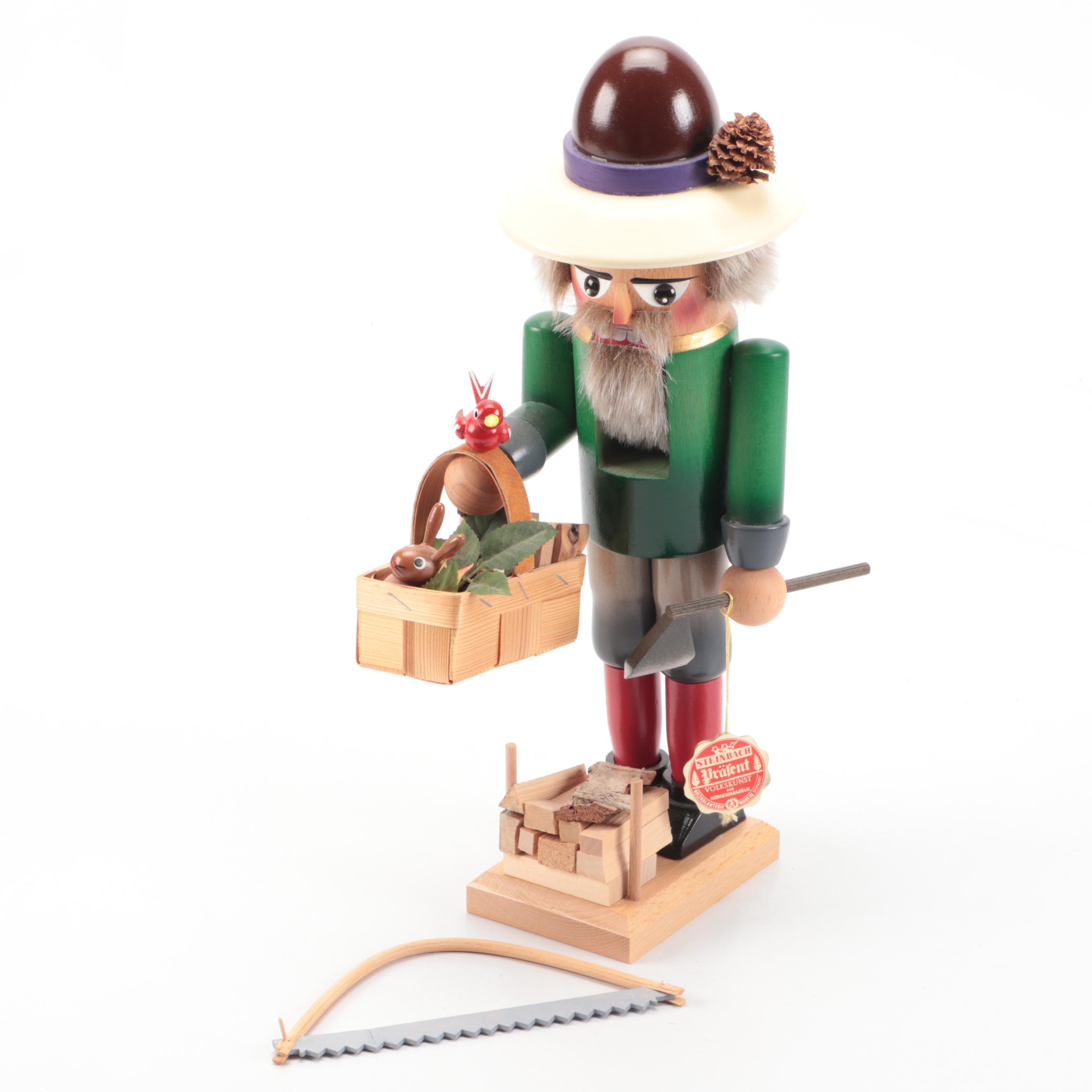 Steinbach Linen Weaver, Woodcutter and Cobbler Wooden Nutcrackers