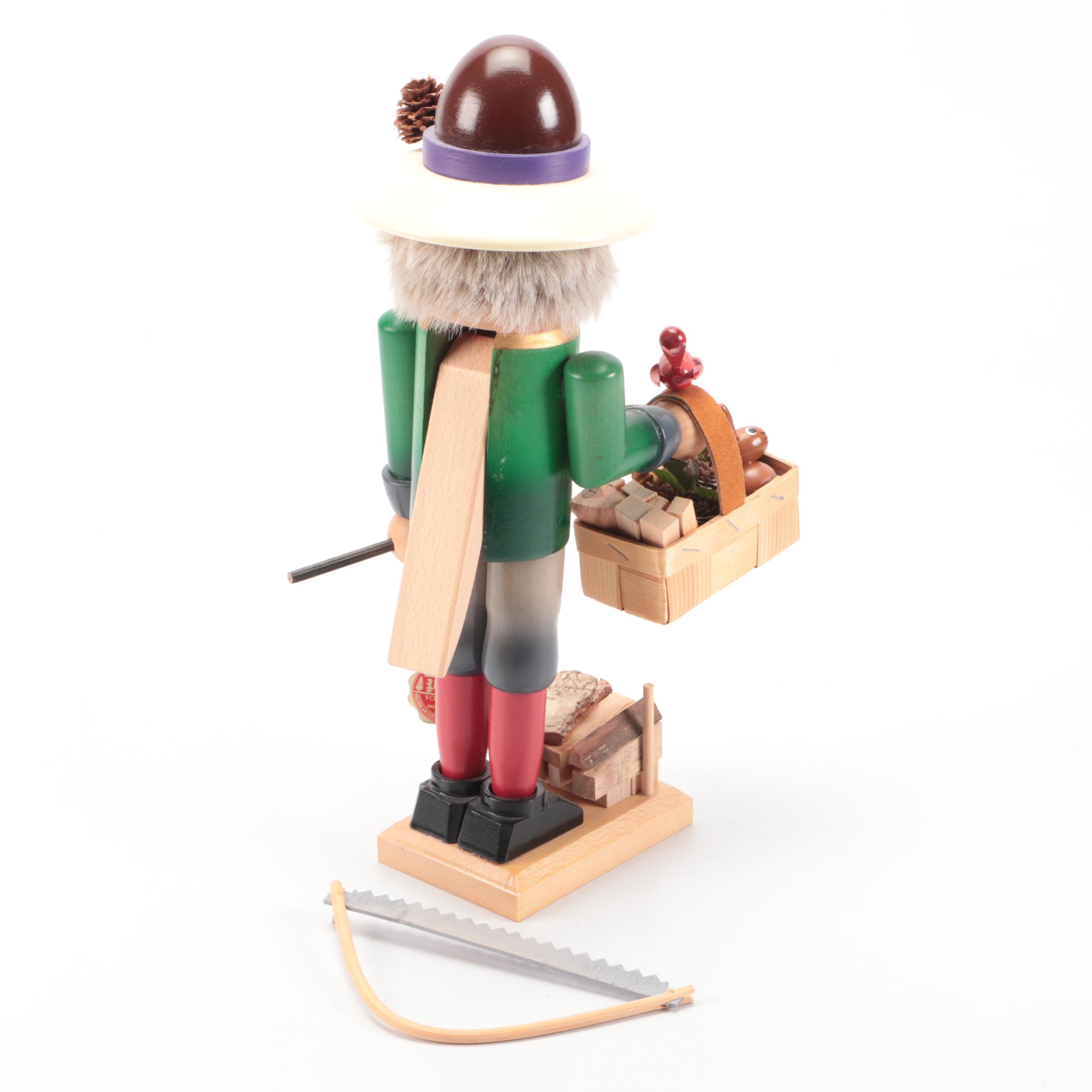Steinbach Linen Weaver, Woodcutter and Cobbler Wooden Nutcrackers