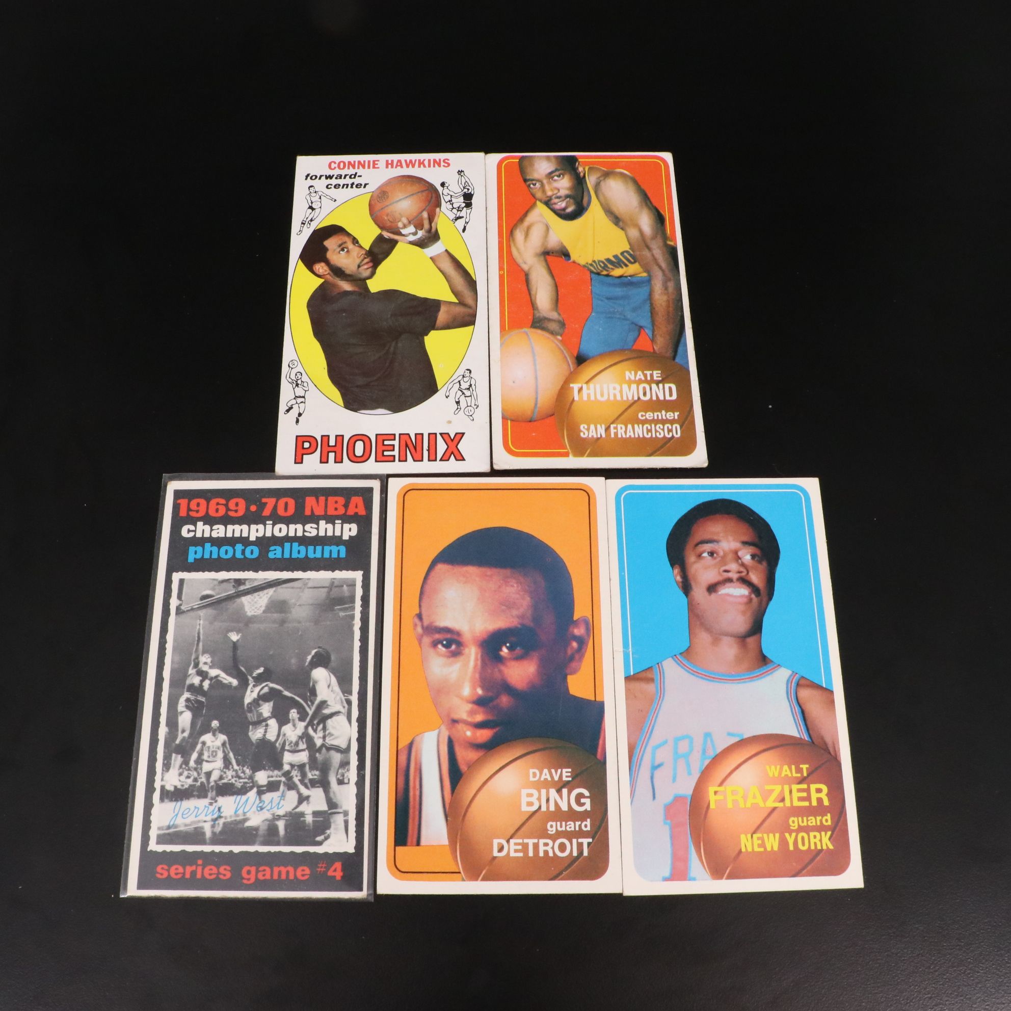 Topps Basketball Cards with Oscar Robertson, Jerry Lucas, and More, 1969-1970