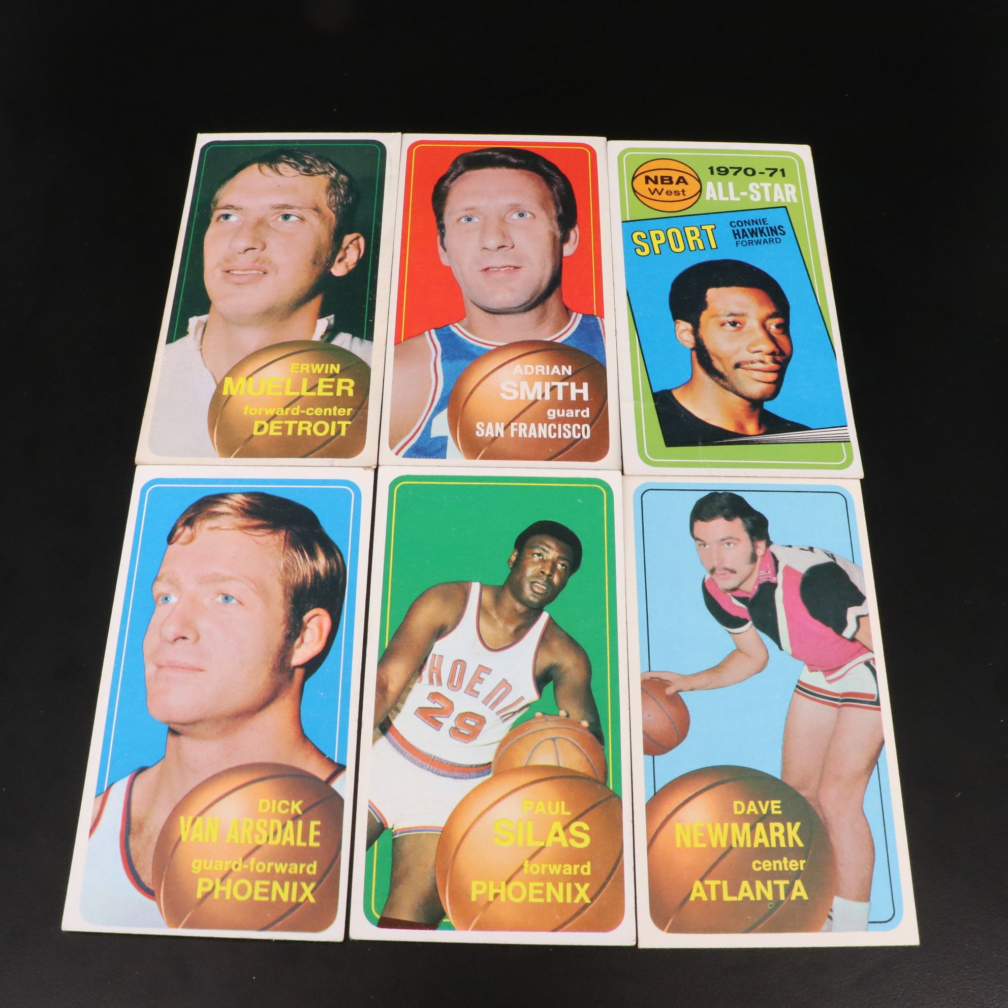 Topps Basketball Cards with Oscar Robertson, Jerry Lucas, and More, 1969-1970