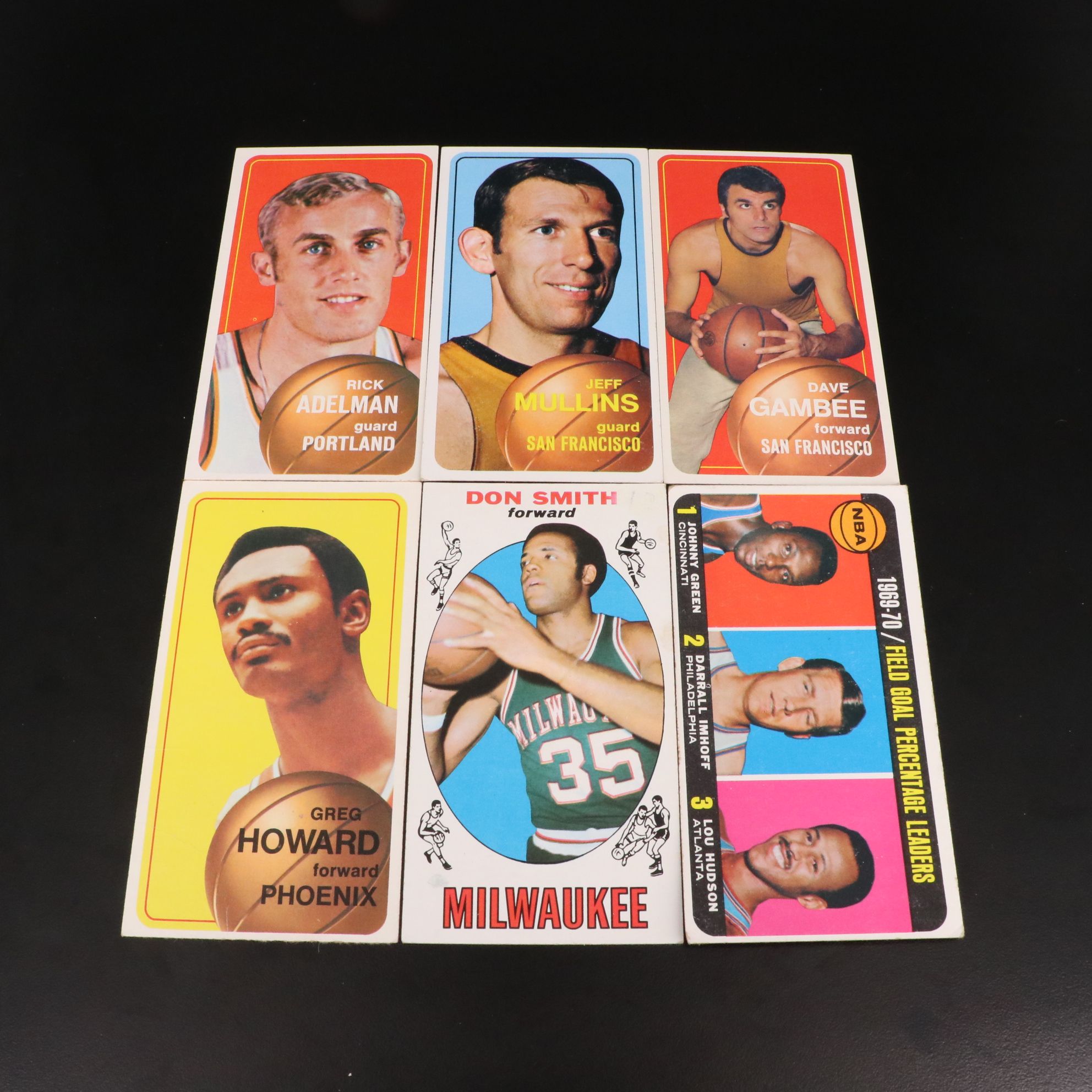 Topps Basketball Cards with Oscar Robertson, Jerry Lucas, and More, 1969-1970