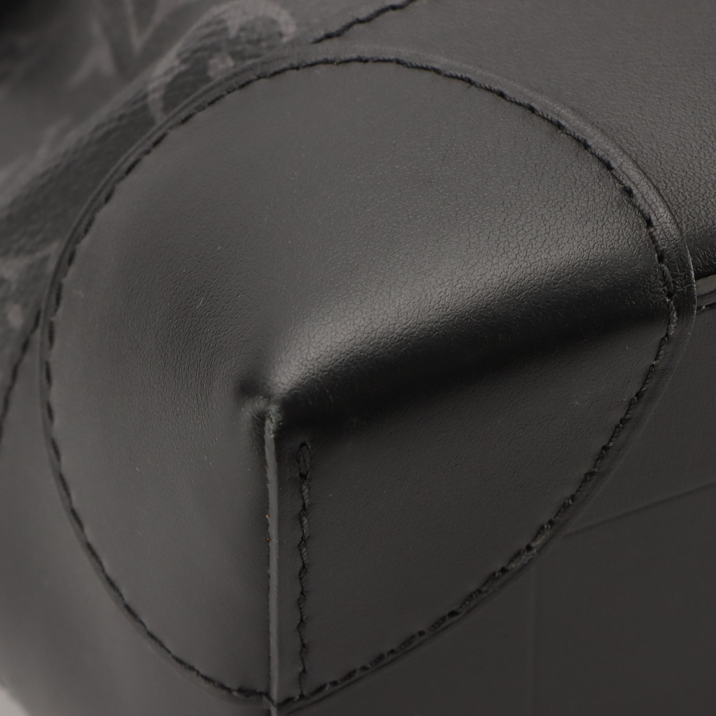 Louis Vuitton Steamer Messenger Satchel in Eclipse Monogram Canvas and Leather