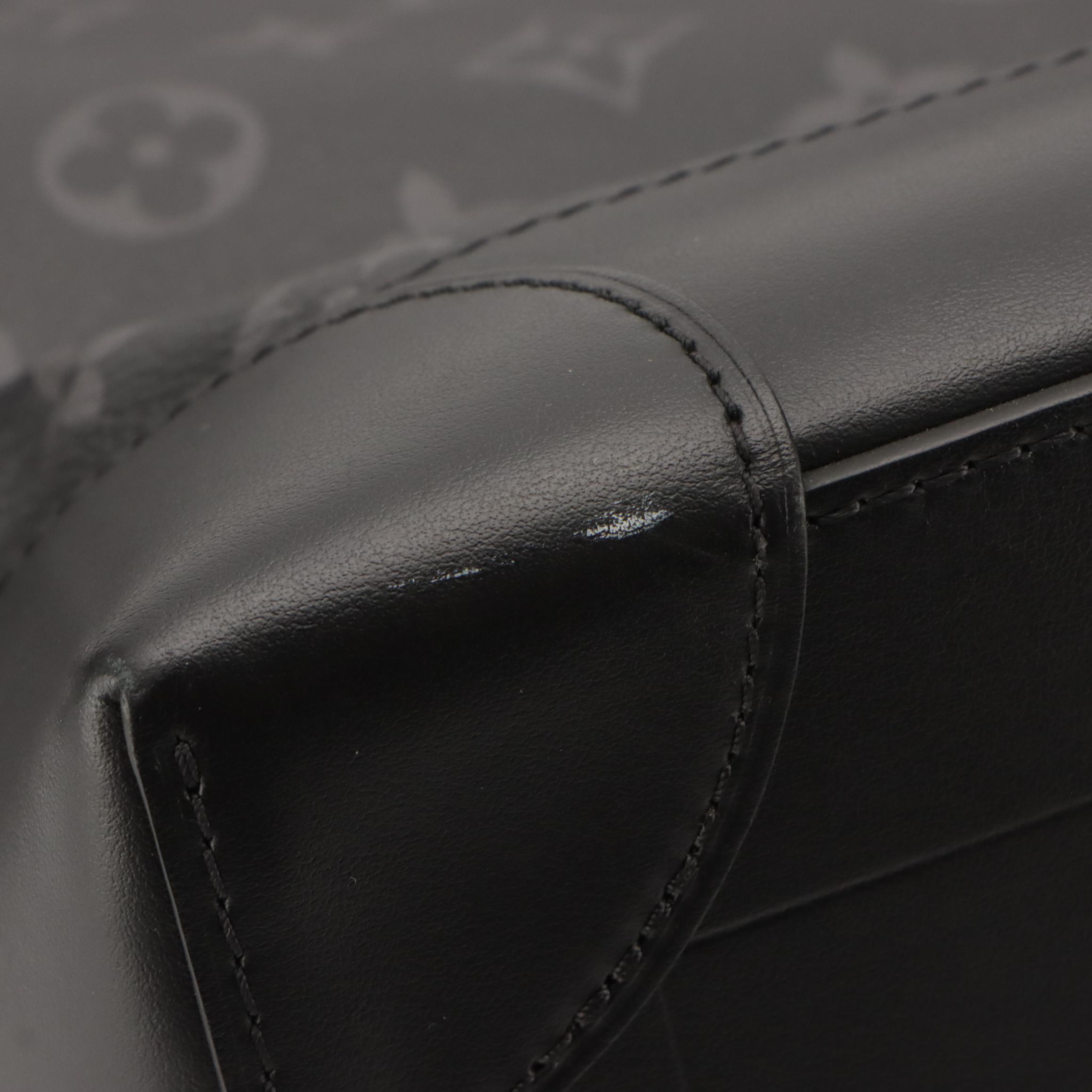 Louis Vuitton Steamer Messenger Satchel in Eclipse Monogram Canvas and Leather