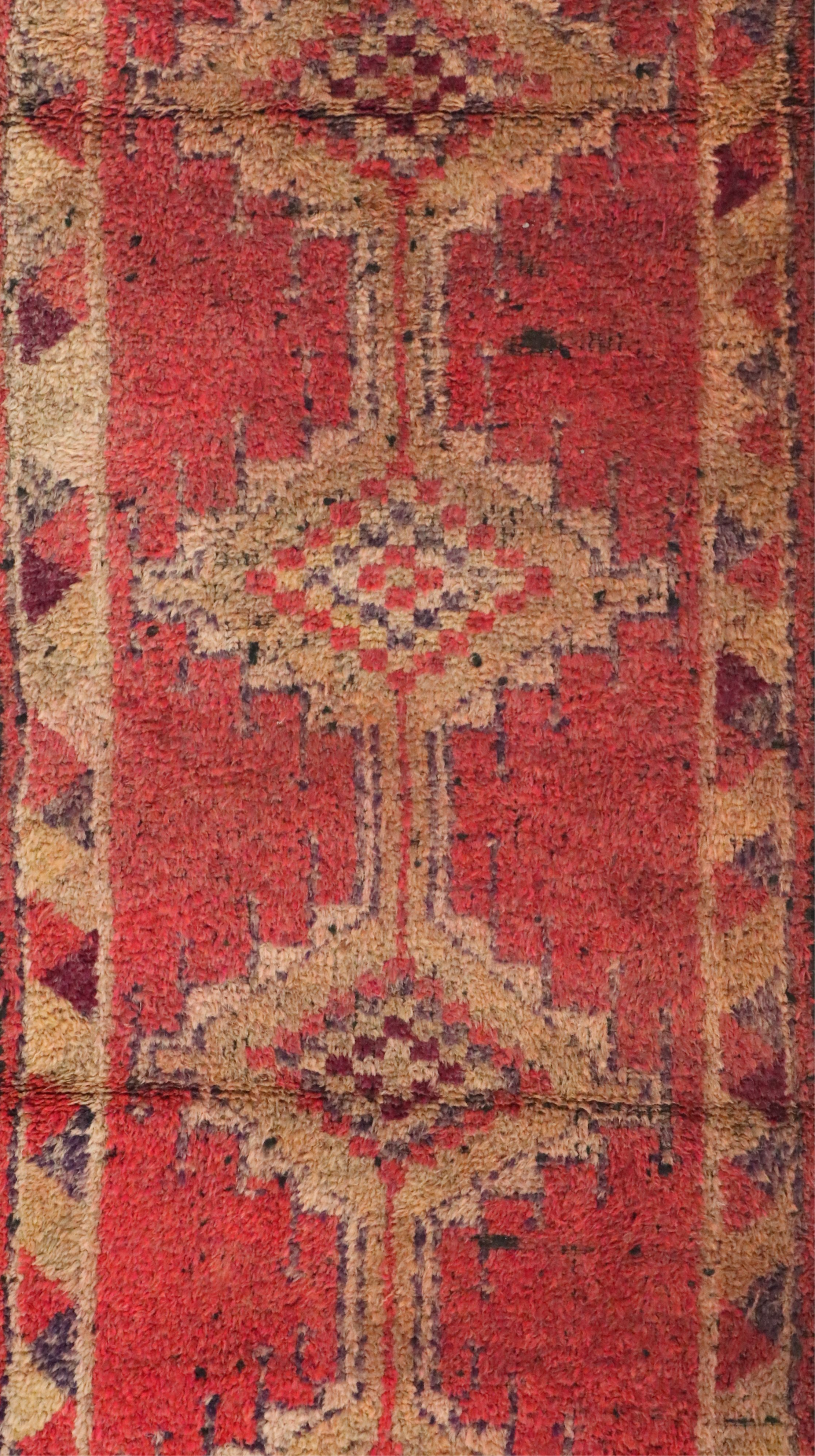 3'3 x 11'5 Hand-Knotted Moroccan Berber Long Rug