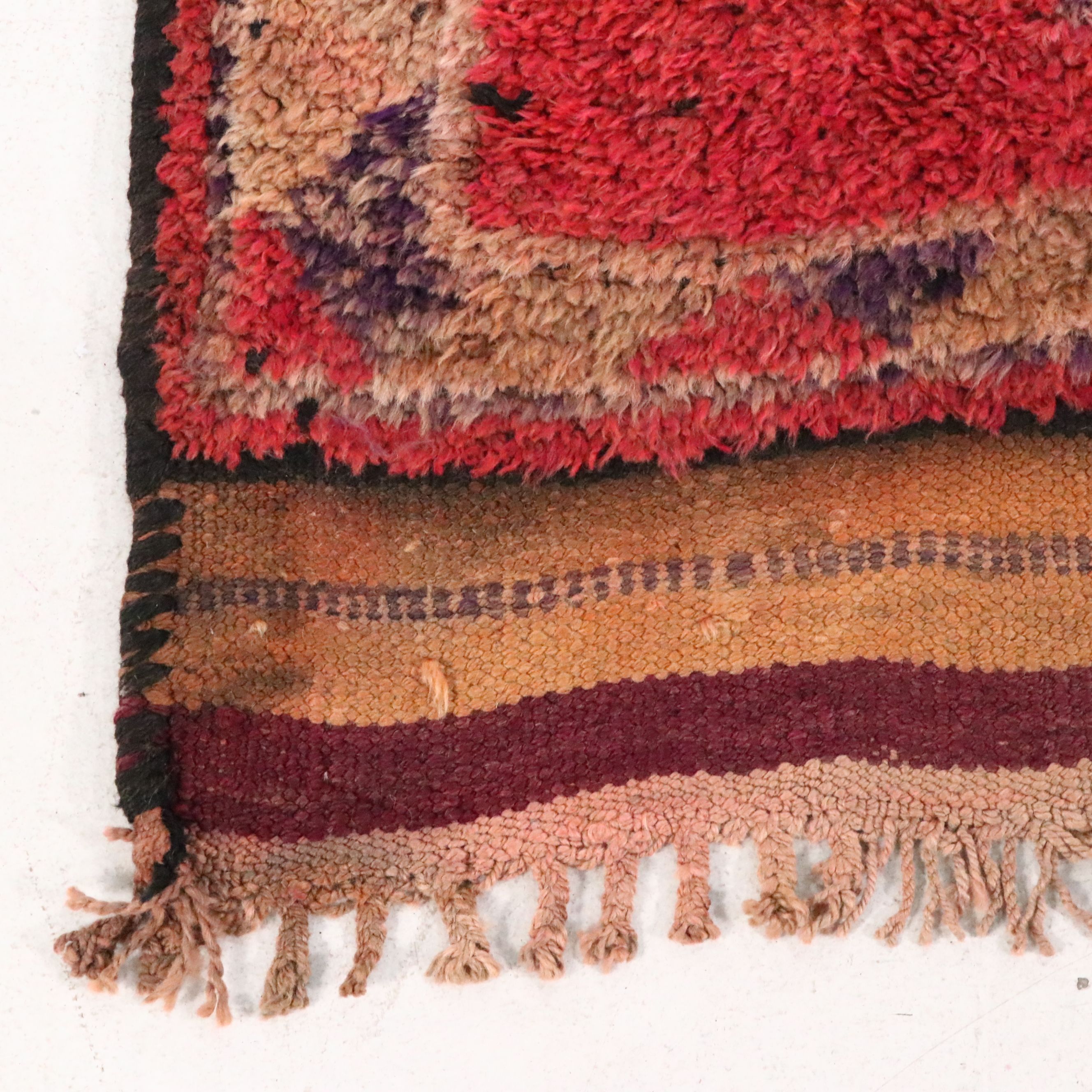 3'3 x 11'5 Hand-Knotted Moroccan Berber Long Rug