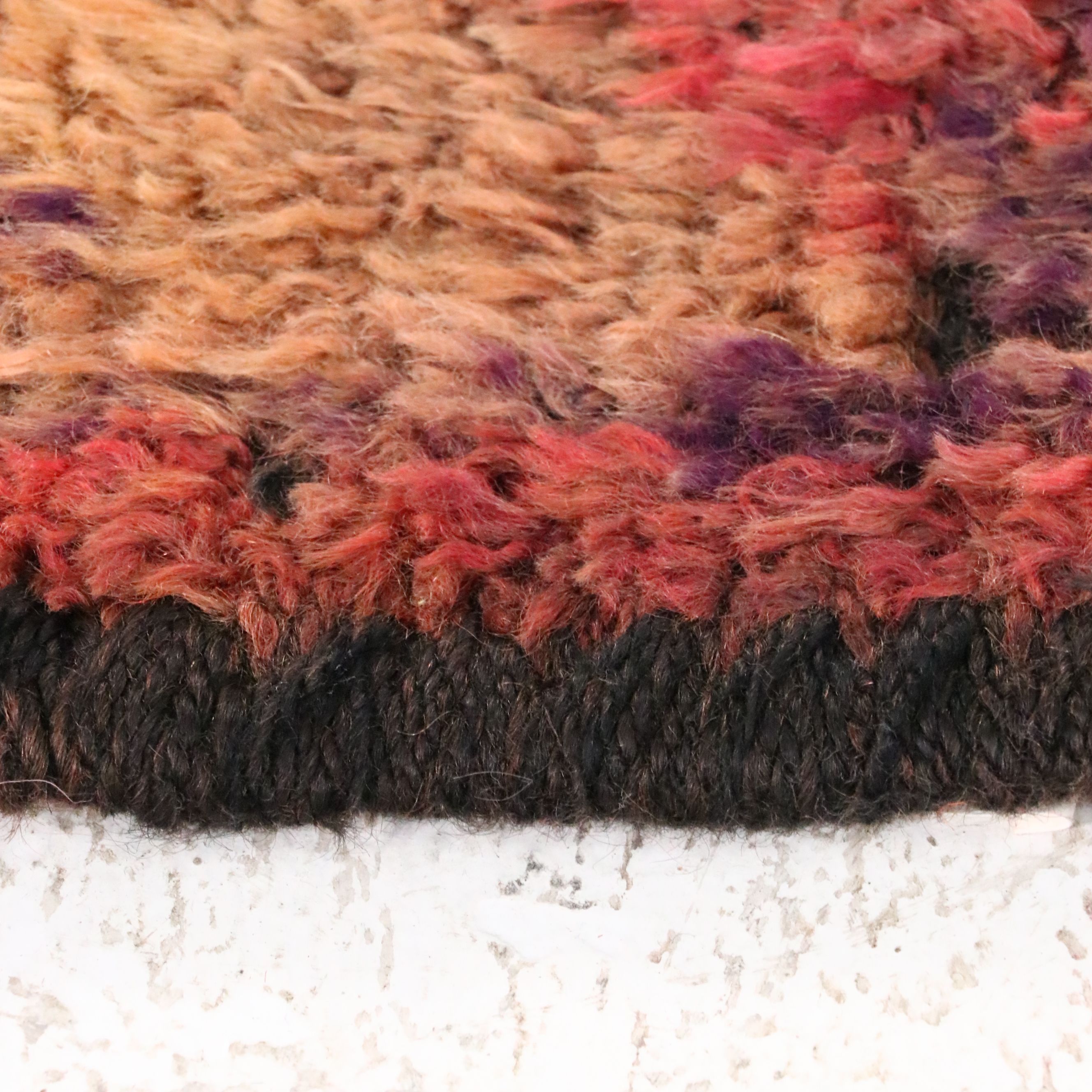 3'3 x 11'5 Hand-Knotted Moroccan Berber Long Rug