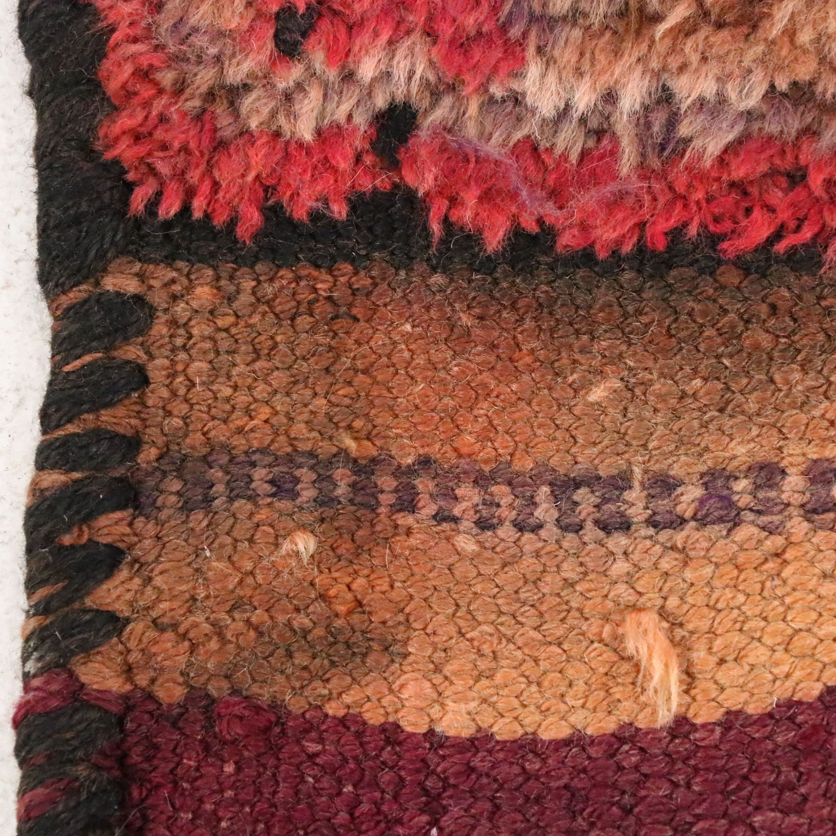 3'3 x 11'5 Hand-Knotted Moroccan Berber Long Rug